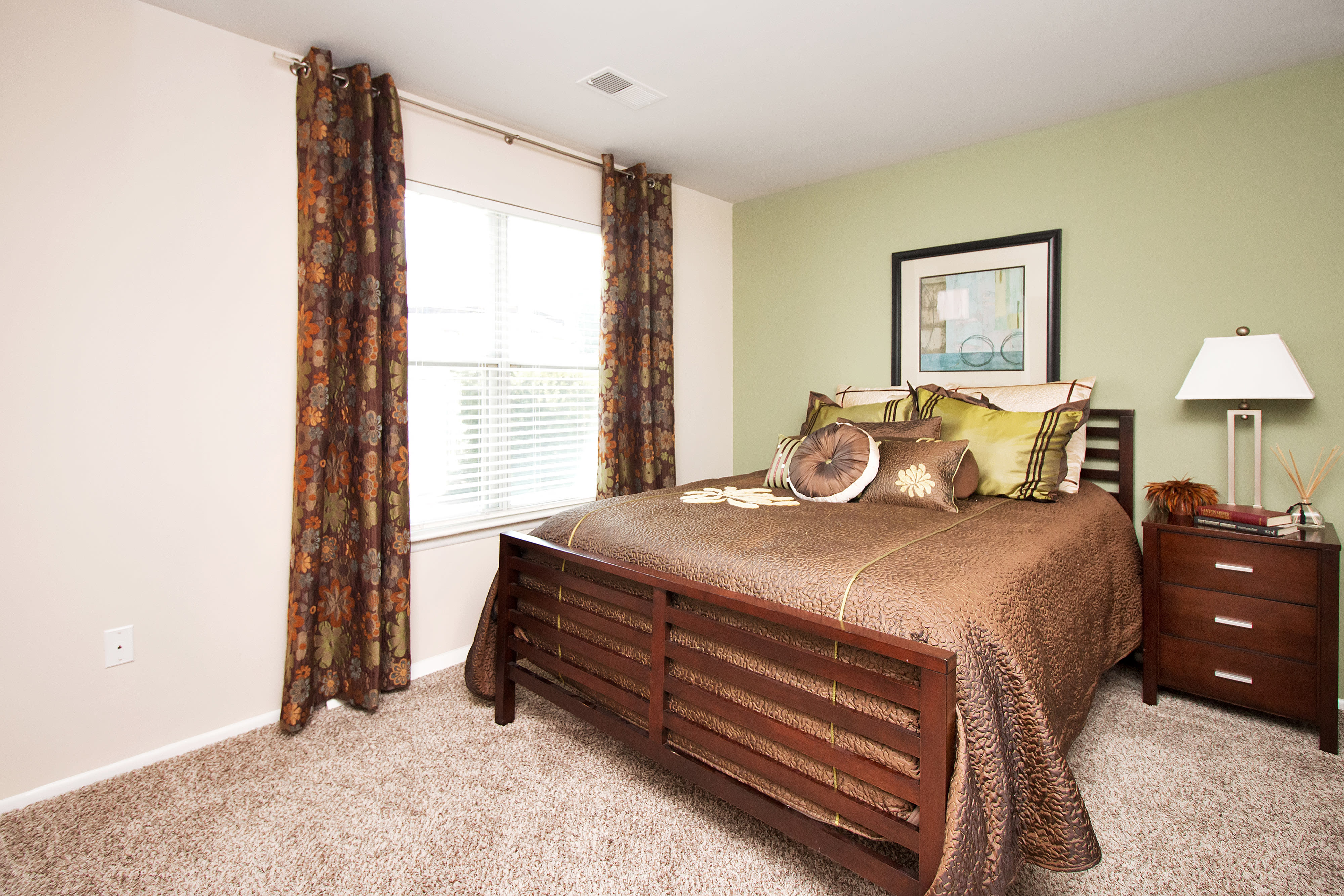 Large bedroom with natural light at Runaway Bay Apartments in Virginia Beach, Virginia