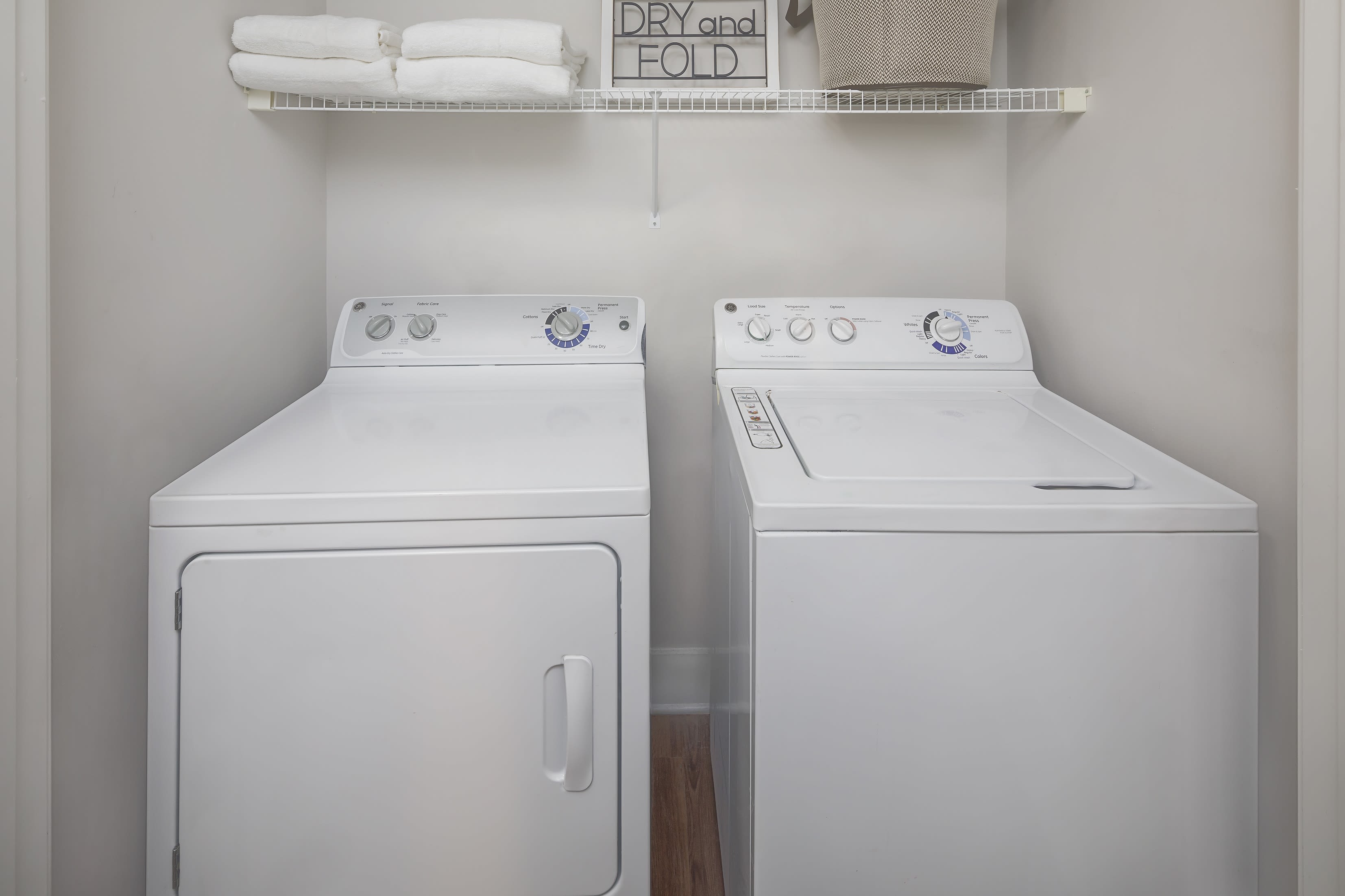 Washer and dryer in home at Central Station on Orange in Orlando, Florida