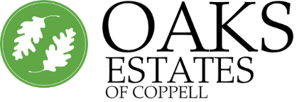 Oaks Estates of Coppell header logo
