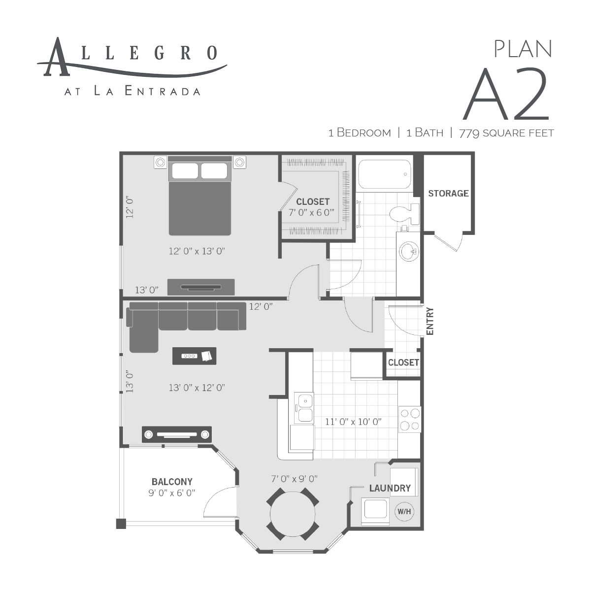 A2 2D floor plan image