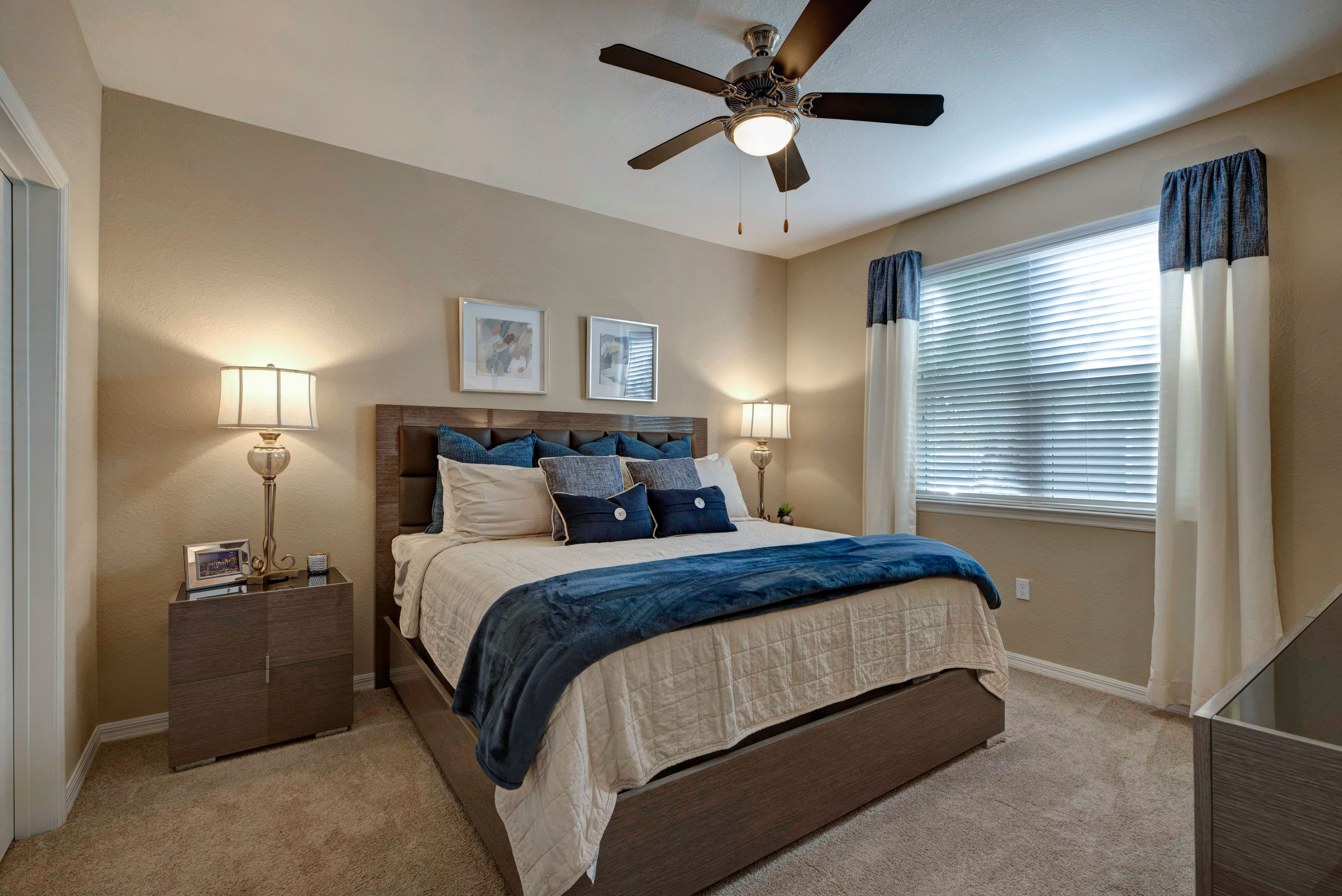 Bedroom with natural lighting at Integra Lakes in Casselberry, Florida