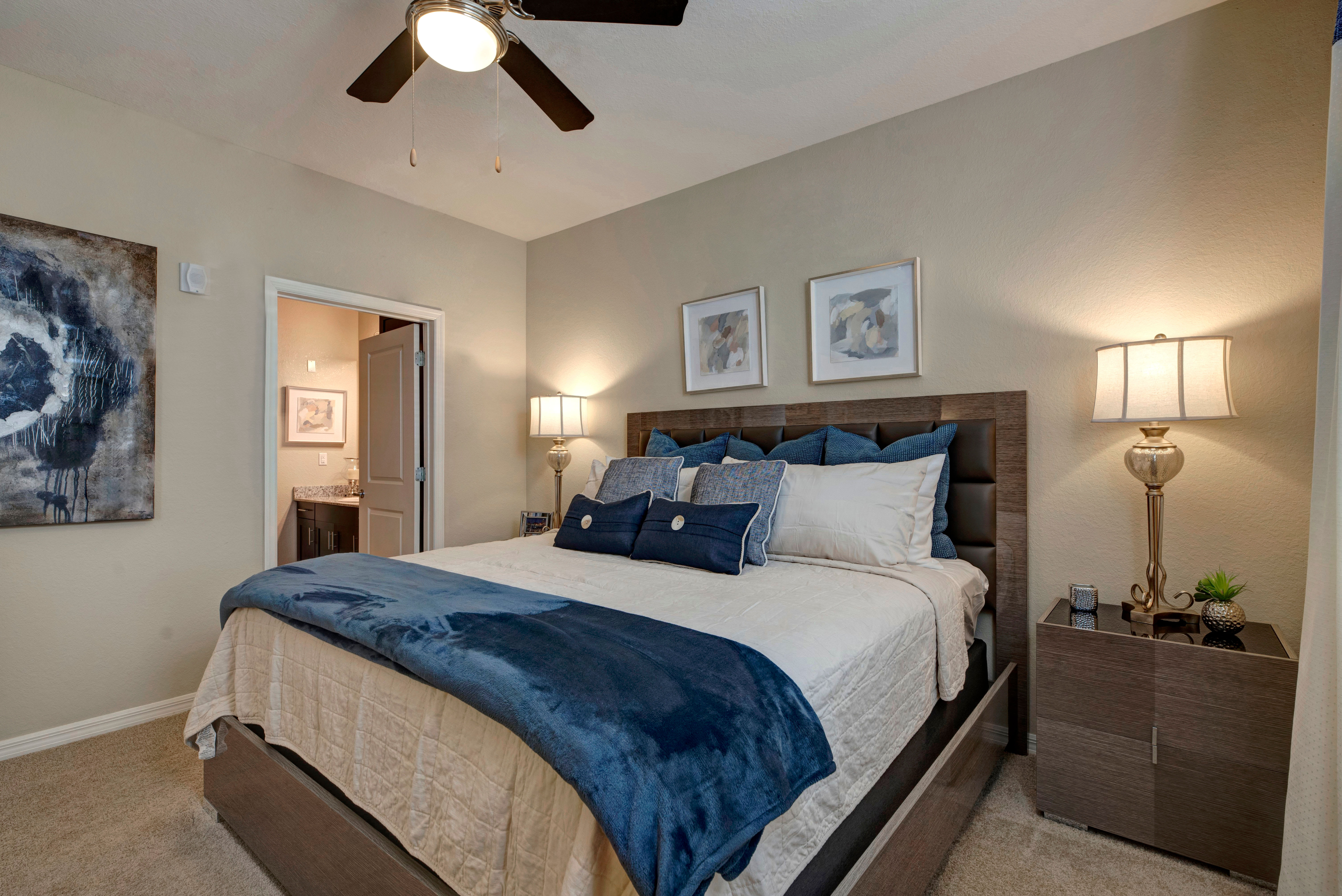Spacious bedroom at Integra Lakes in Casselberry, Florida