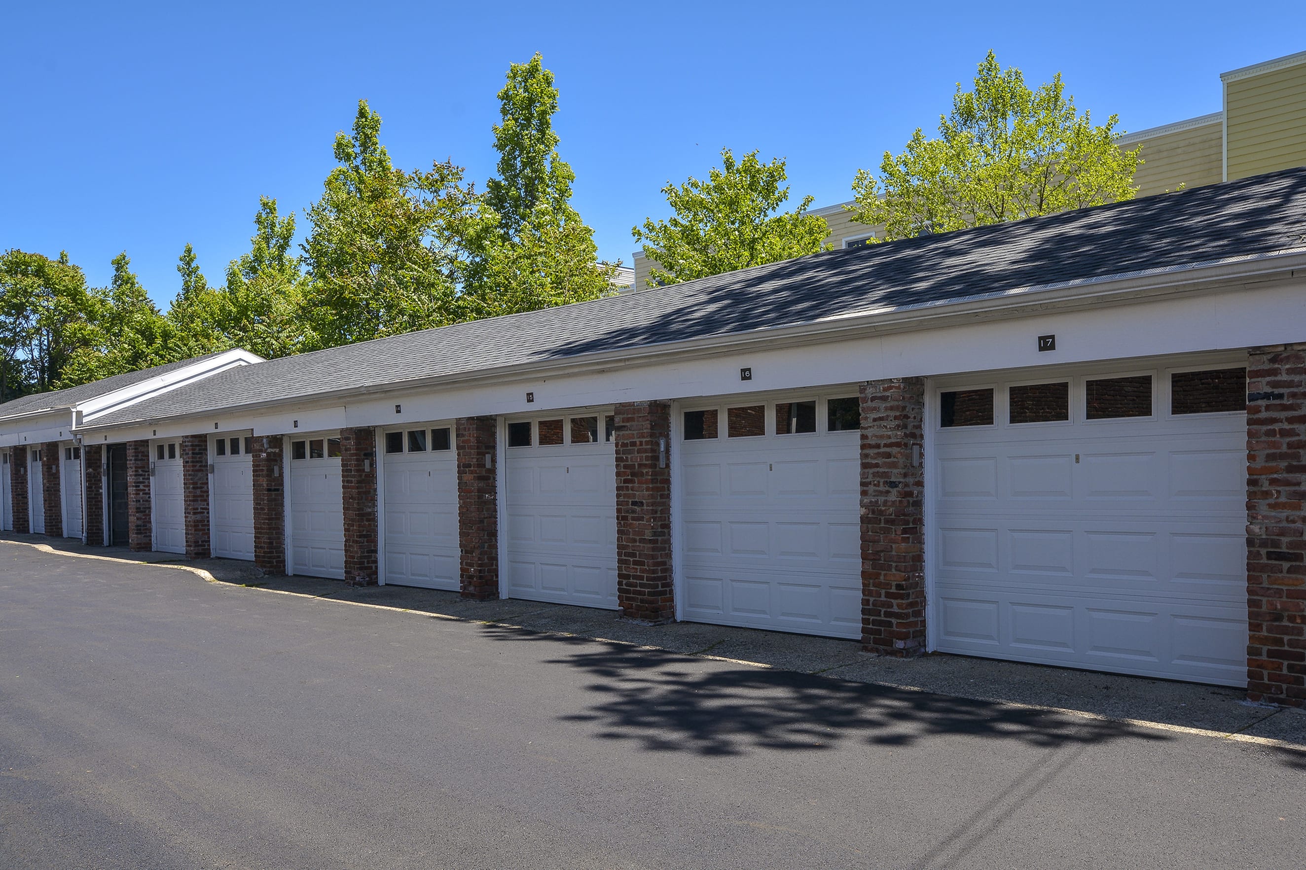 Storage units at Parc at Summit in Summit, New Jersey