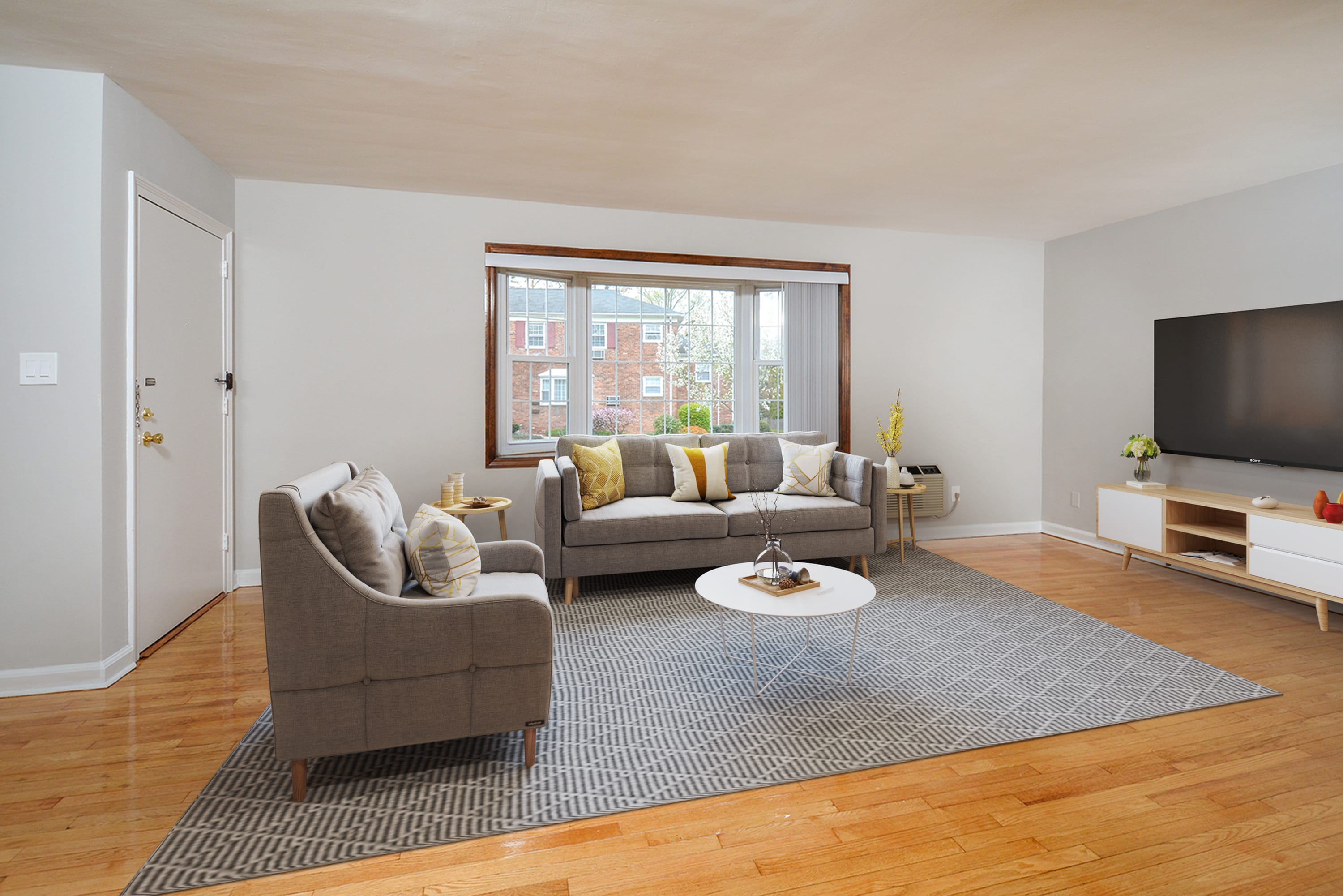 Living room at Parc at Summit, Summit, New Jersey