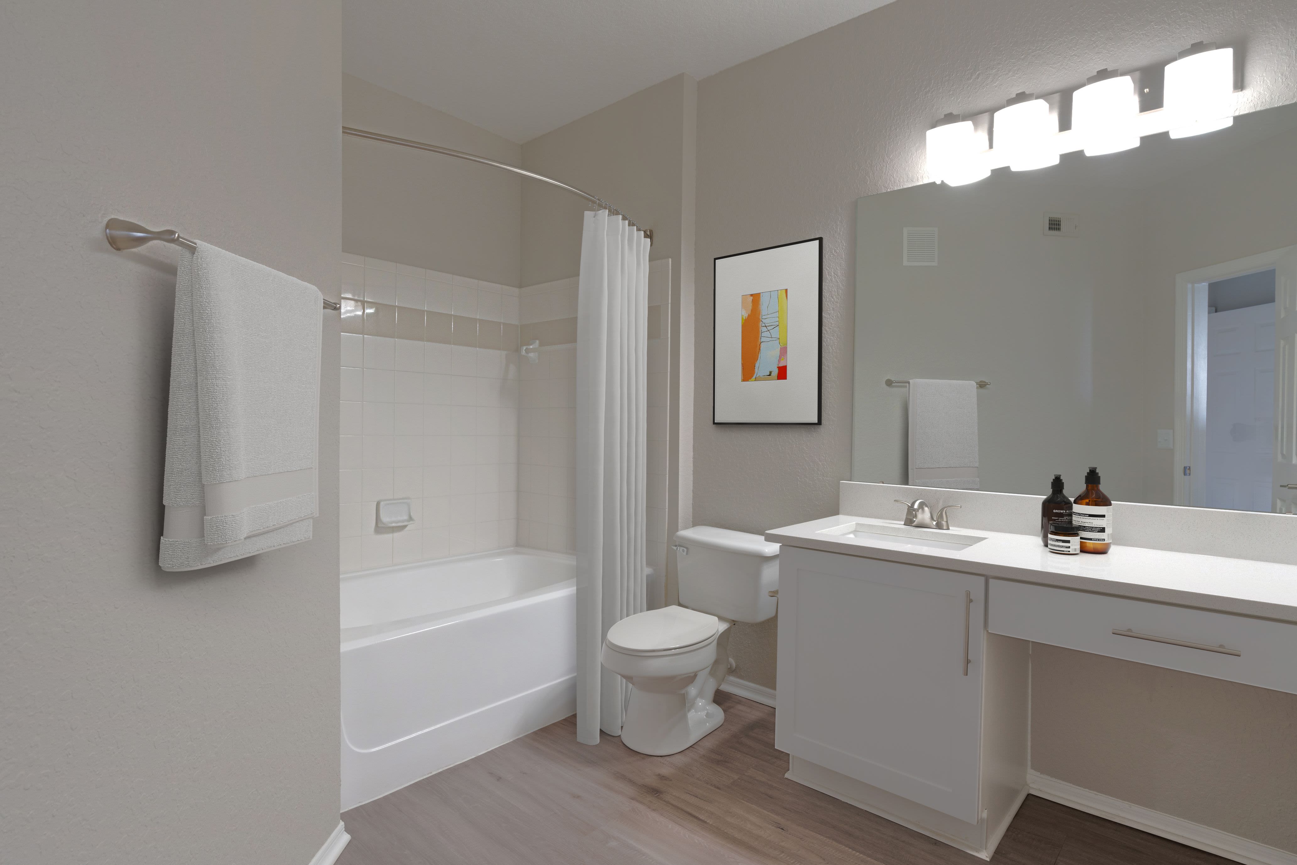 Bathroom at Verandahs of Brighton Bay | Apartments & Townhomes in St. Petersburg, Florida