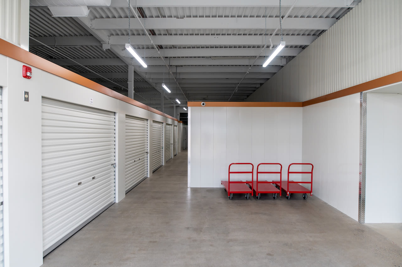storage units with trolley Apple Self Storage - Scarborough in Scarborough, Ontario