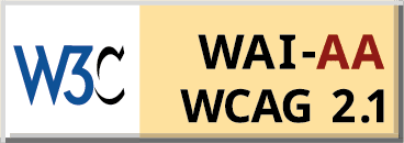 W3C WCAG2.0 Level AA compliance badge