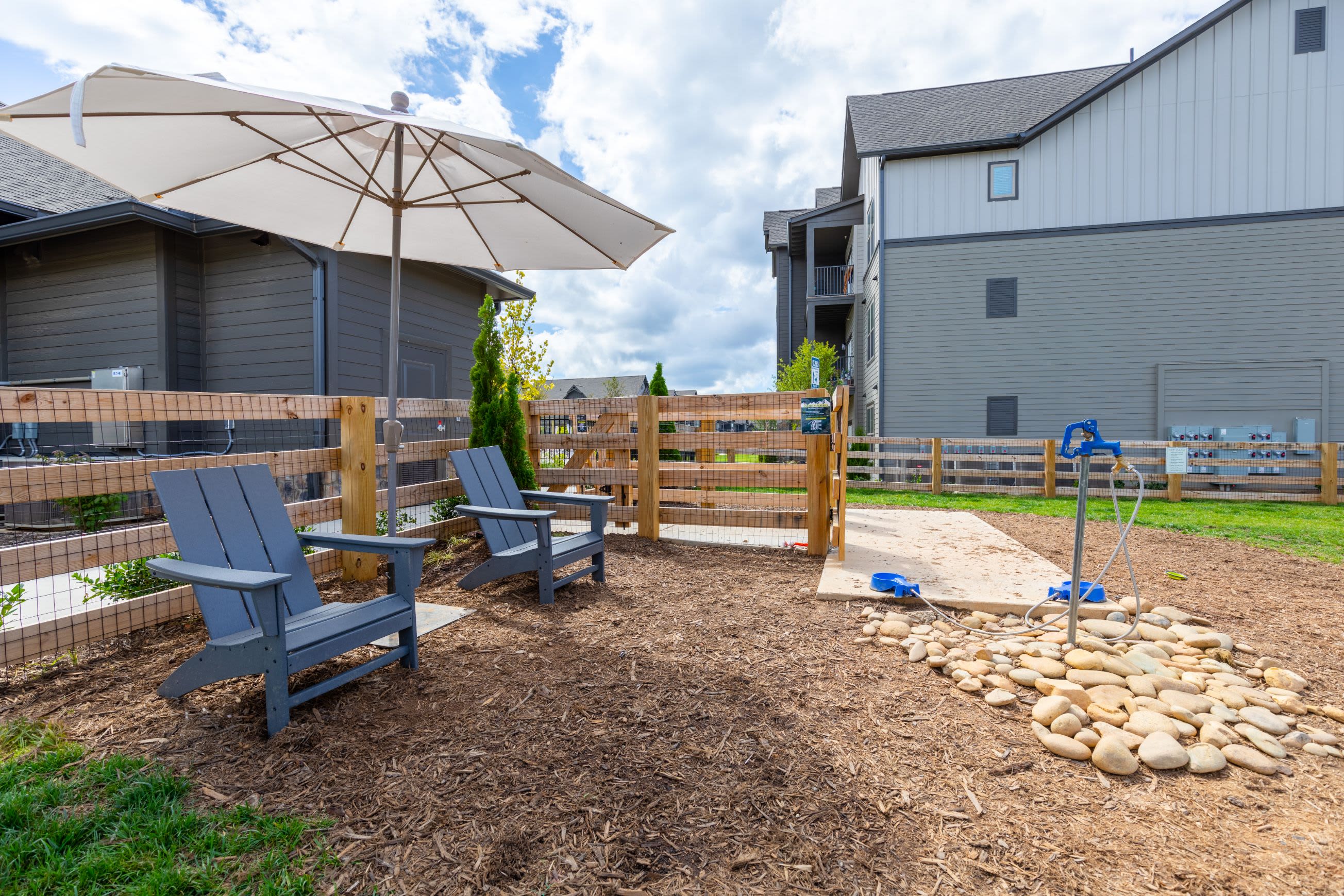 Pet park at The Holston | Apartments in Weaverville, North Carolina