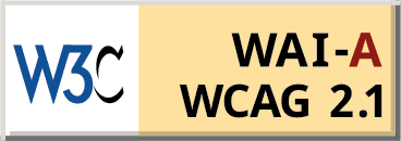 WCAG-A 2.1 Compliance badge for The '68 in San Antonio, Texas