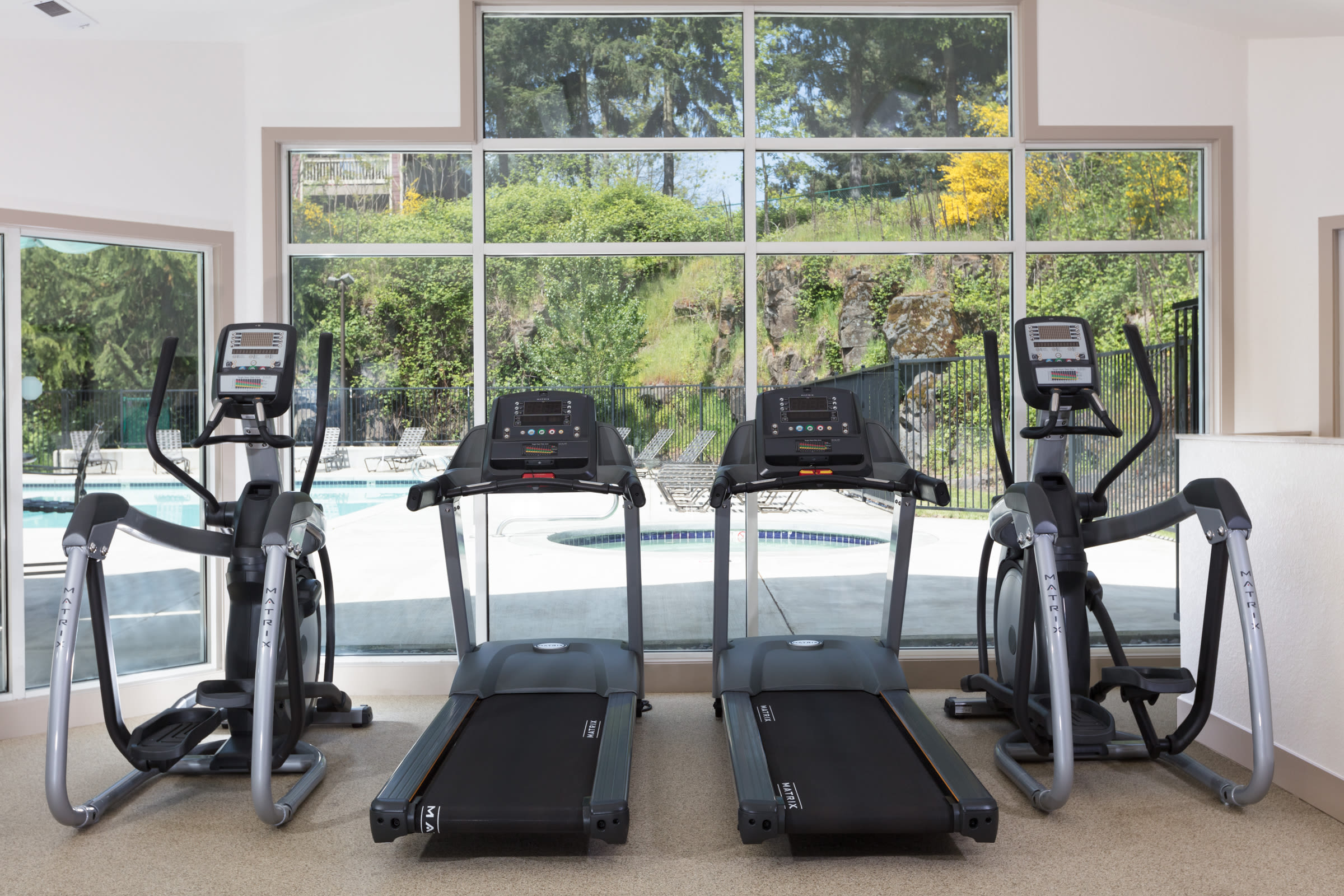 Onsite fitness center at Timbers at Tualatin in Tualatin, Oregon