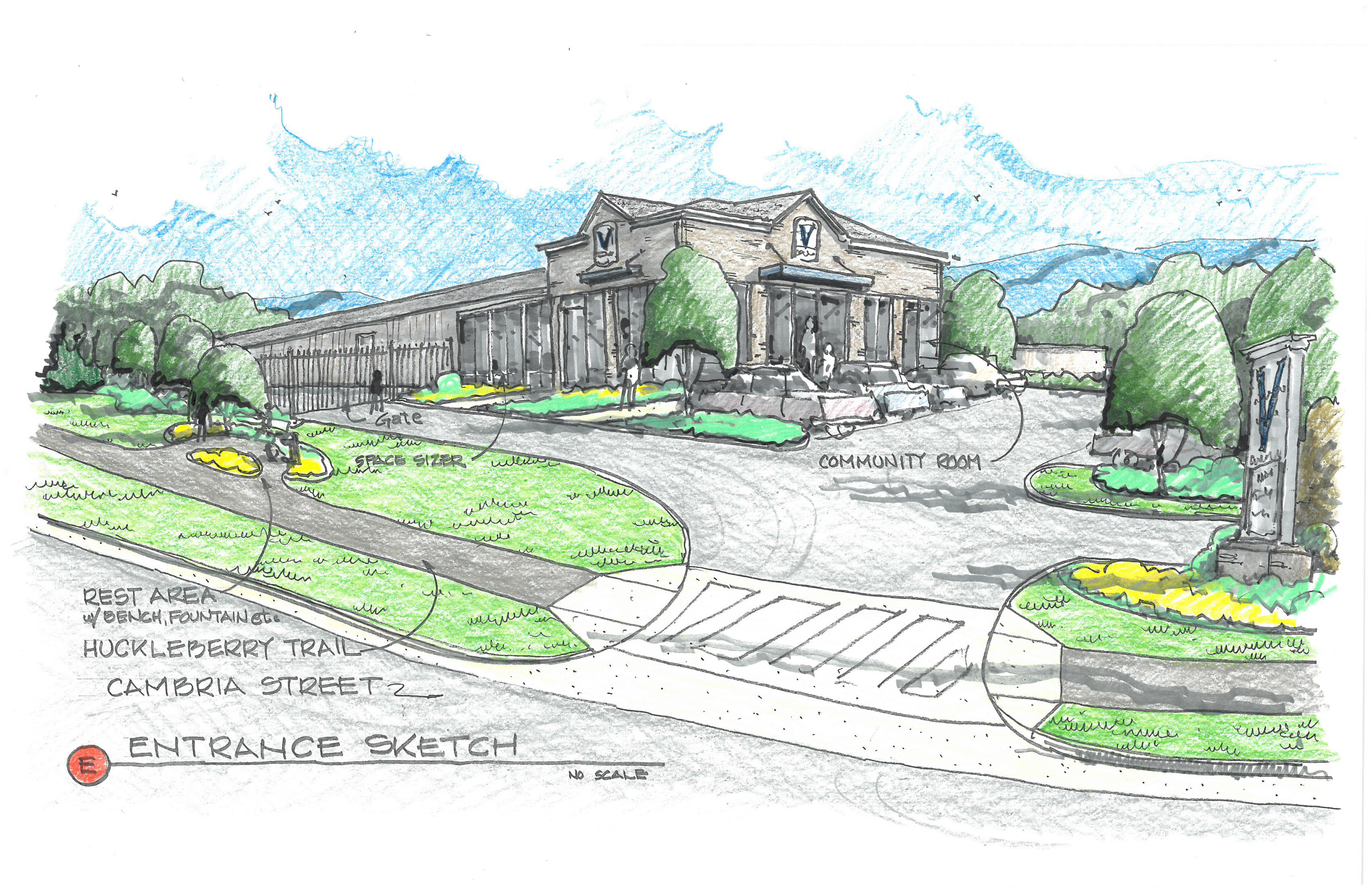 Artist rendering of the Virginia Varsity Storage expansion