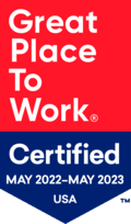Great Place To Work Certified Award