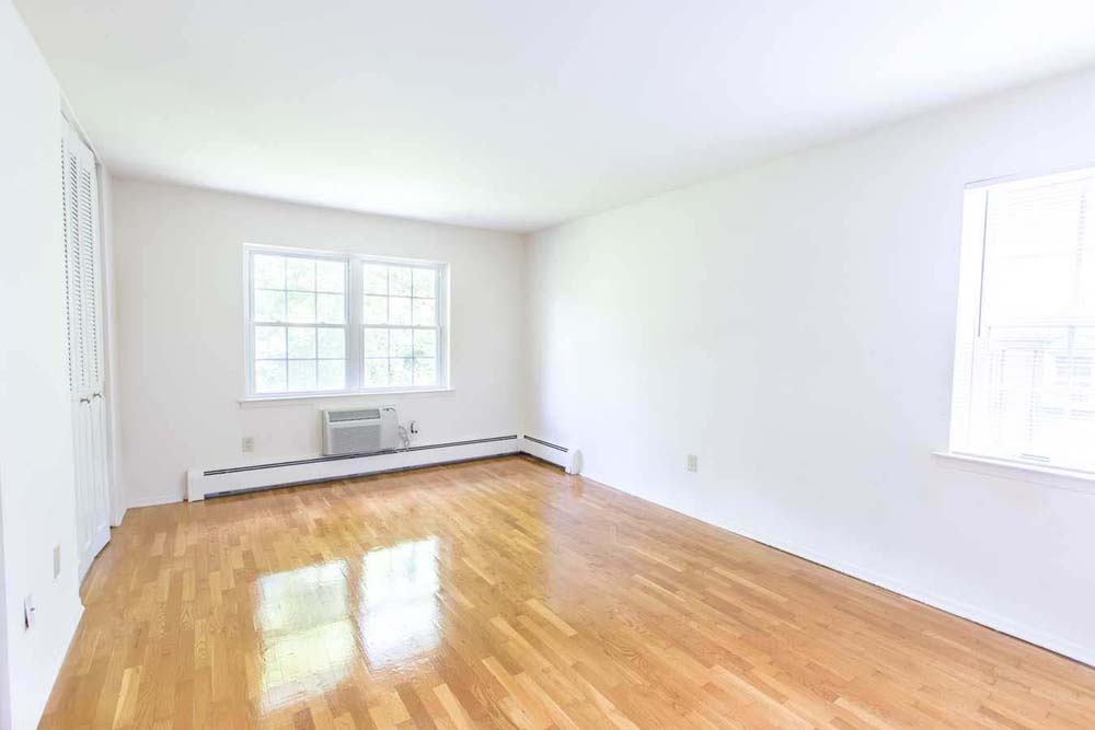 Naturally lit bedroom at The Manors in Pomona, New York
