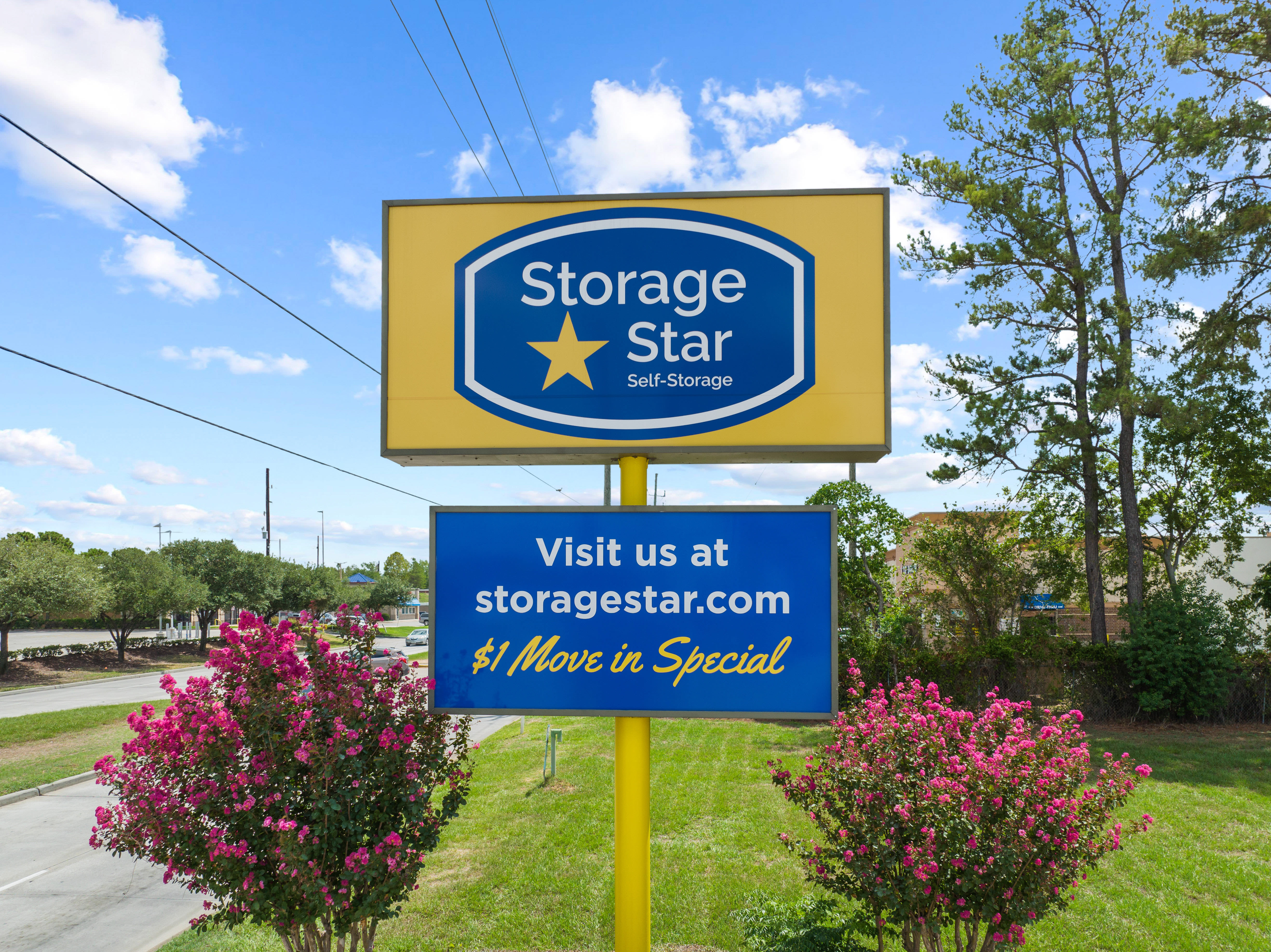 sighn at Storage Star Lake Travis Austin in Austin, Texas
