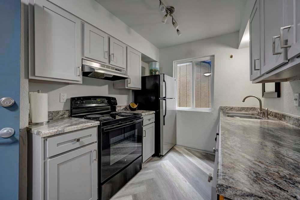 Spacious kitchen at Arvada Green Apartment Homes in Arvada, Colorado
