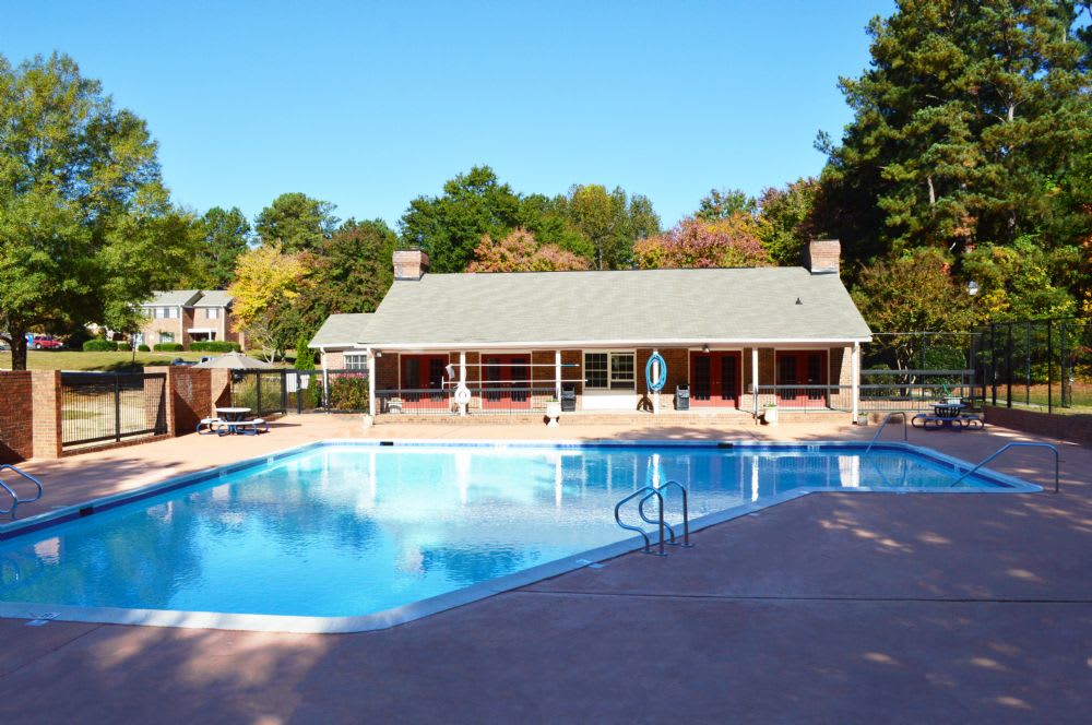 The swimming pool at Killan Hill in Snellville, Georgia