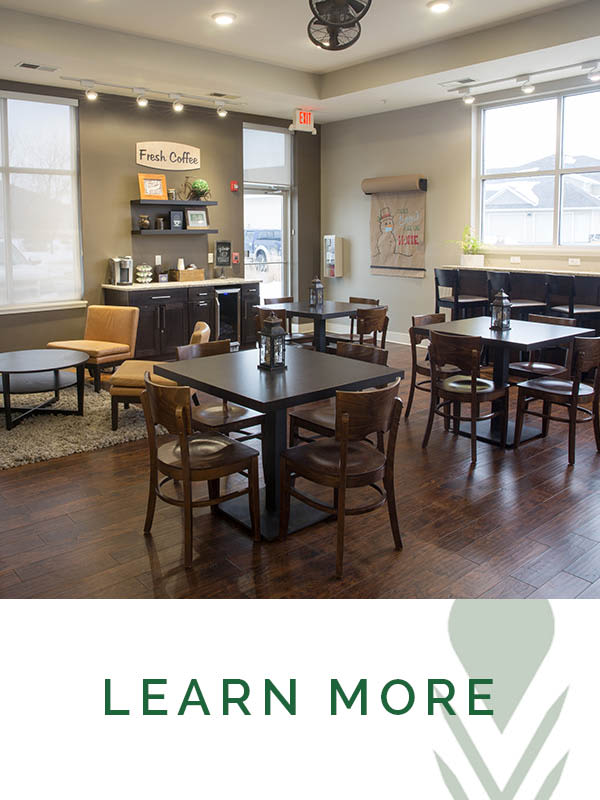 learn more about amenities at Providence Pointe in Johnston, Iowa