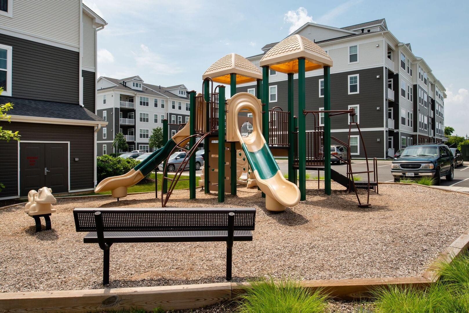 Children's playground at The Elms at Arcola in Dulles, Virginia