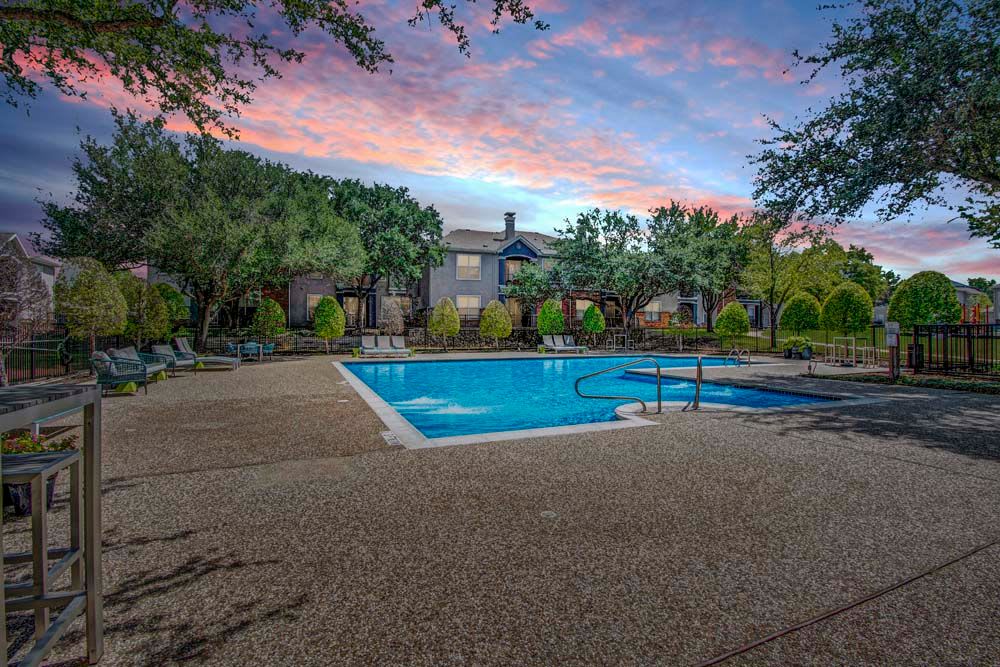 Reserve at Pebble Creek offers a Beautiful Swimming Pool in Plano, Texas