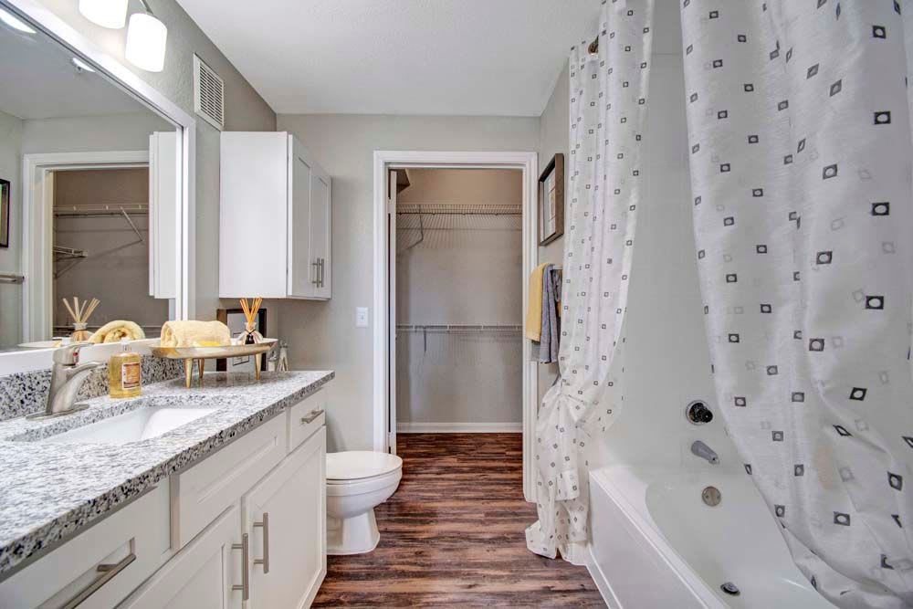 Enjoy our Luxury Apartments Bathroom at Reserve at Pebble Creek