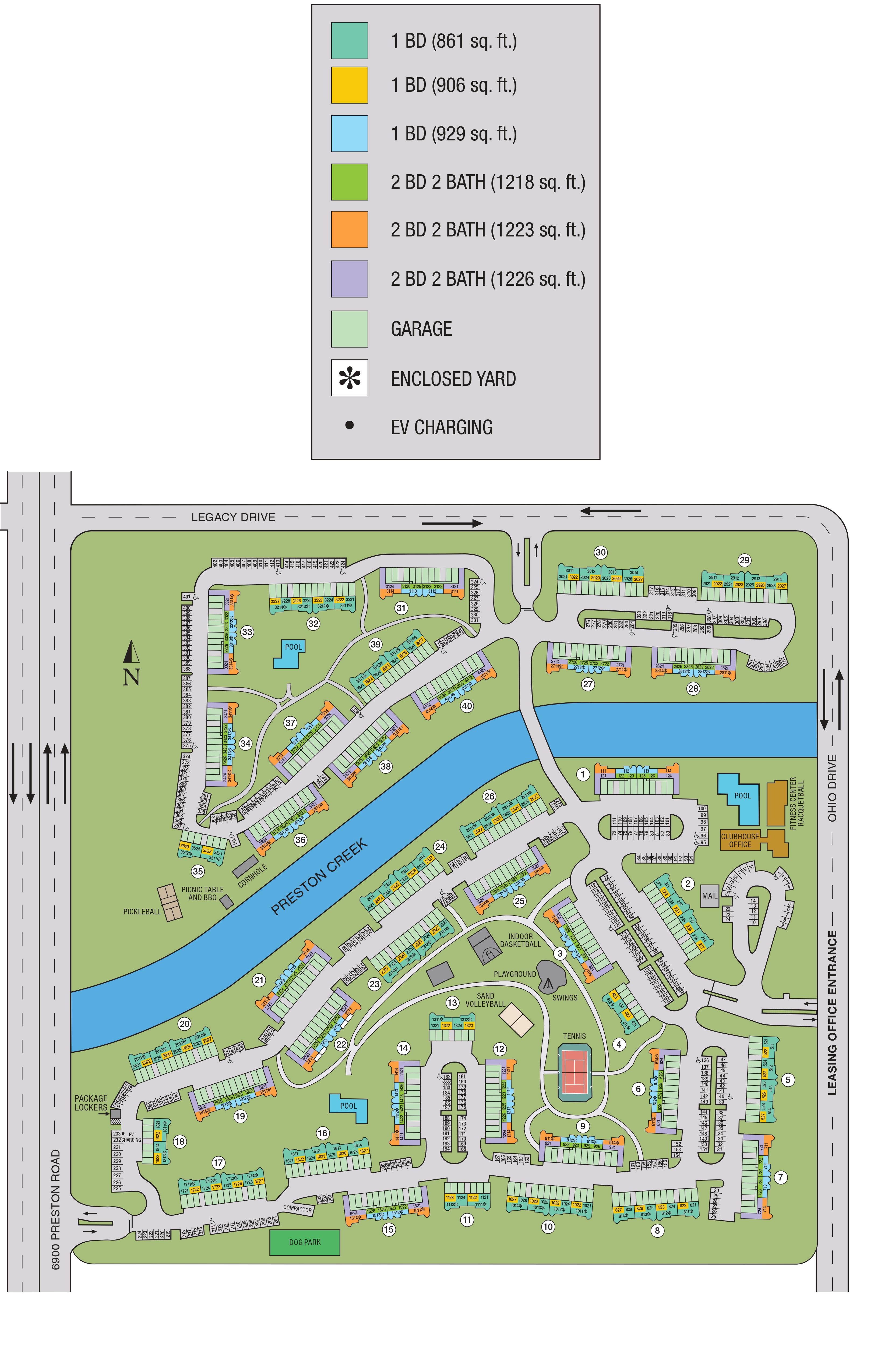 Plano, TX 1 & 2 Bedroom Luxury Apartments for Rent on Preston Rd