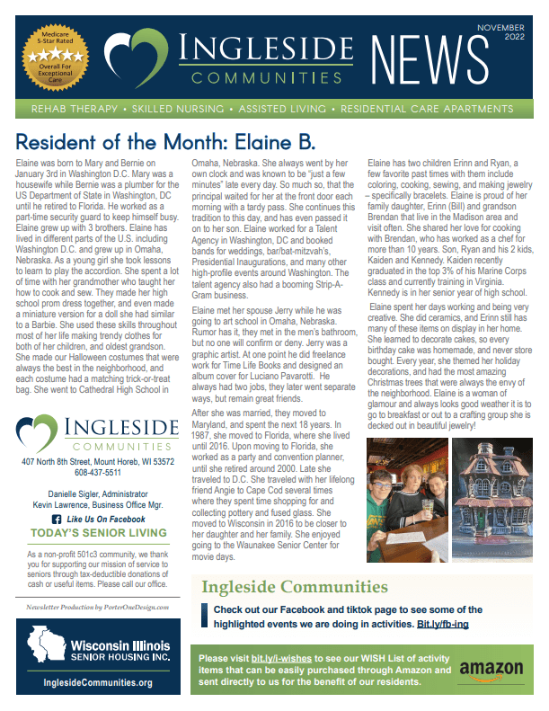 November 2022 Newsletter