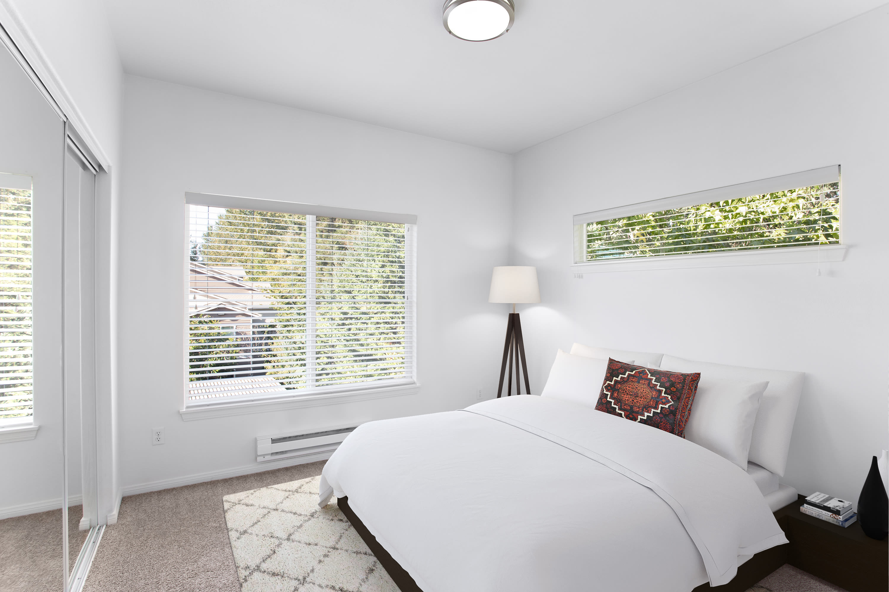 Spacious Bedroom at River Trail Apartments in Puyallup, Washington