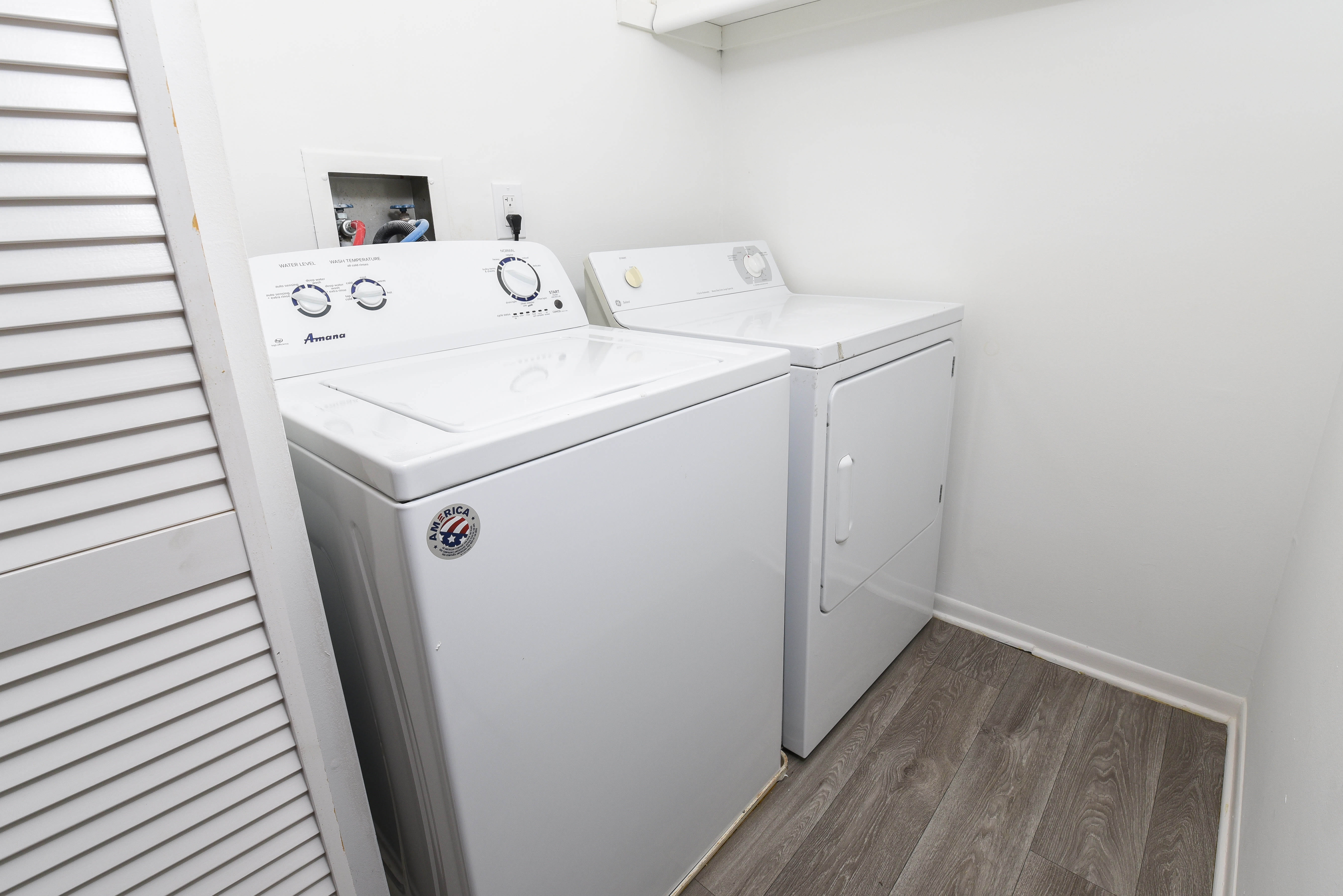 Laundry in the apartment homes at The Nolan, Morrisville, Pennsylvania