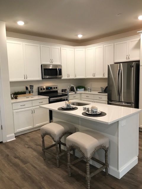 Model kitchen at The Residences at St. Joseph Court in Levittown, Pennsylvania