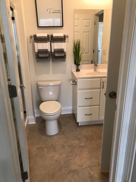 bathroom at The Residences at St. Joseph Court in Levittown, Pennsylvania