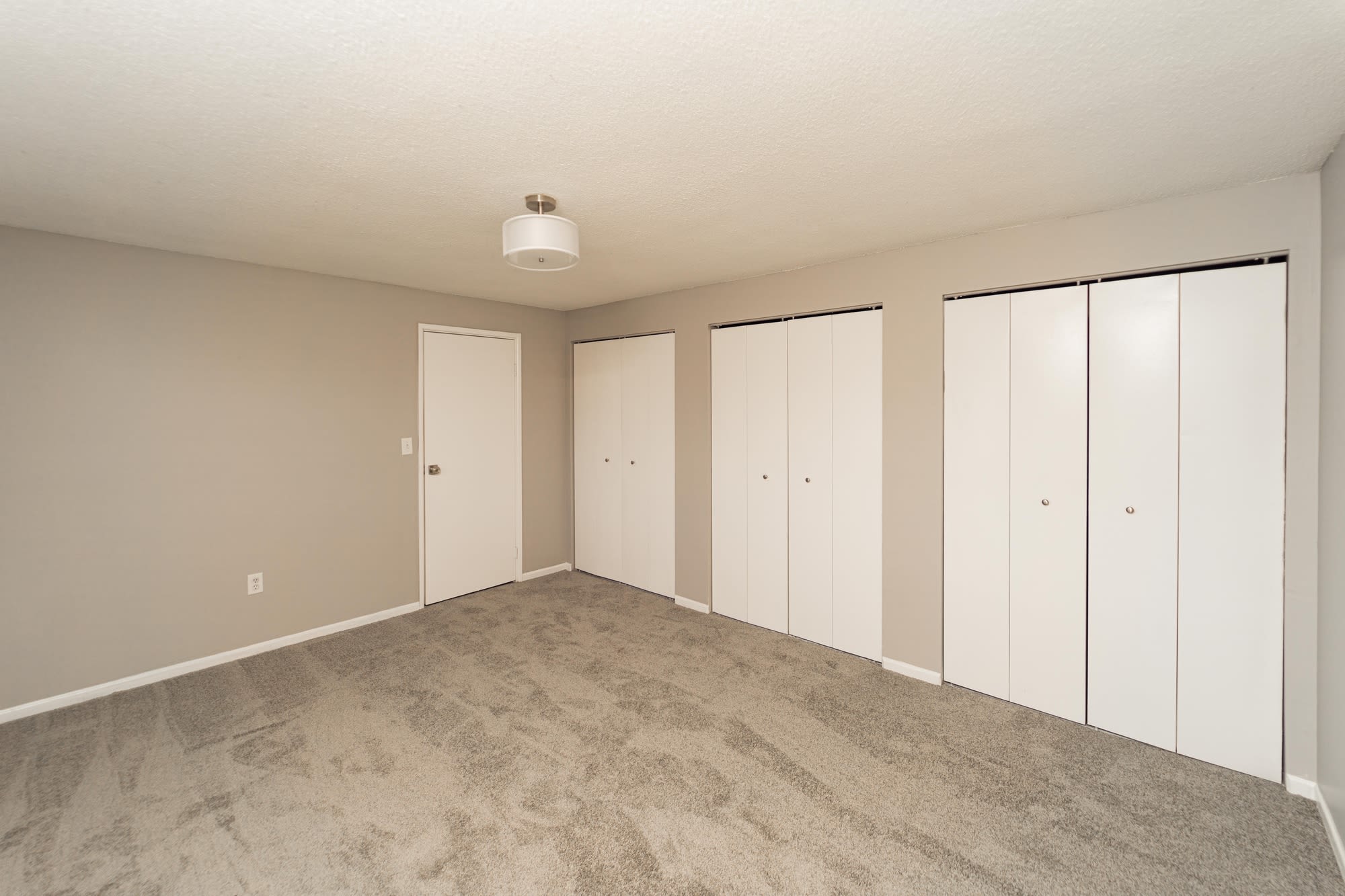 Ample closet space in bedroom at Bayshore Apartments in East Haven, Connecticut