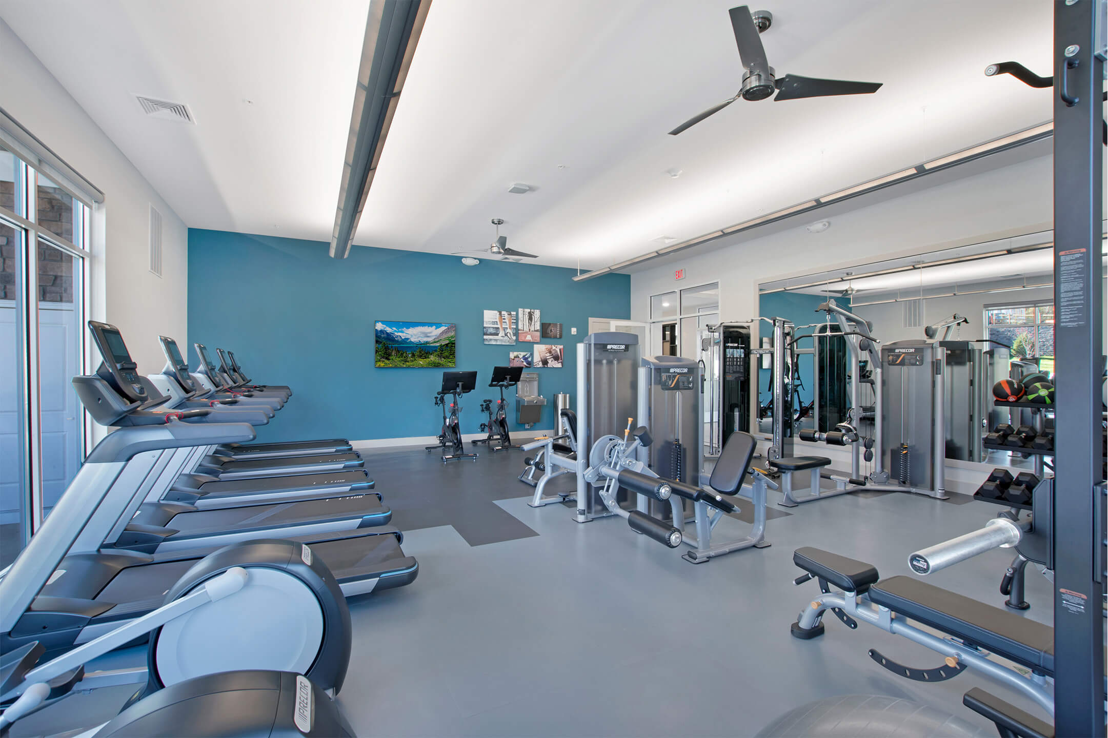 on-site fitness facility at Parc at Roxbury in Roxbury Township, New Jersey
