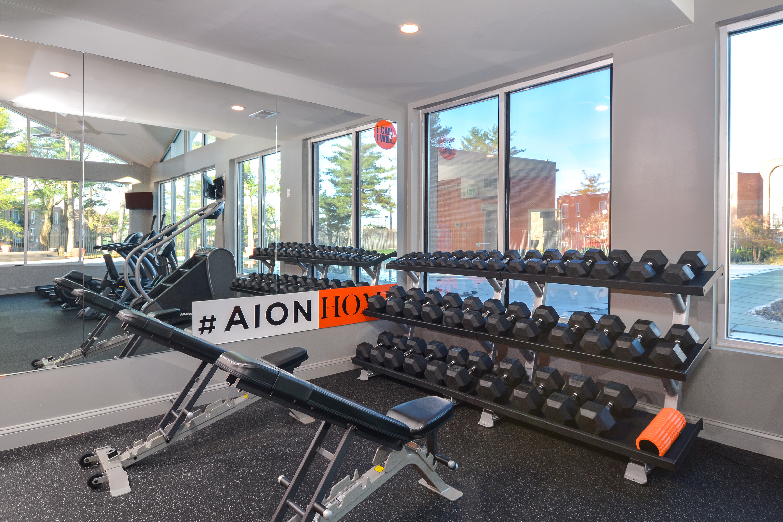 fitness center at Metro Pointe, Baltimore, Maryland