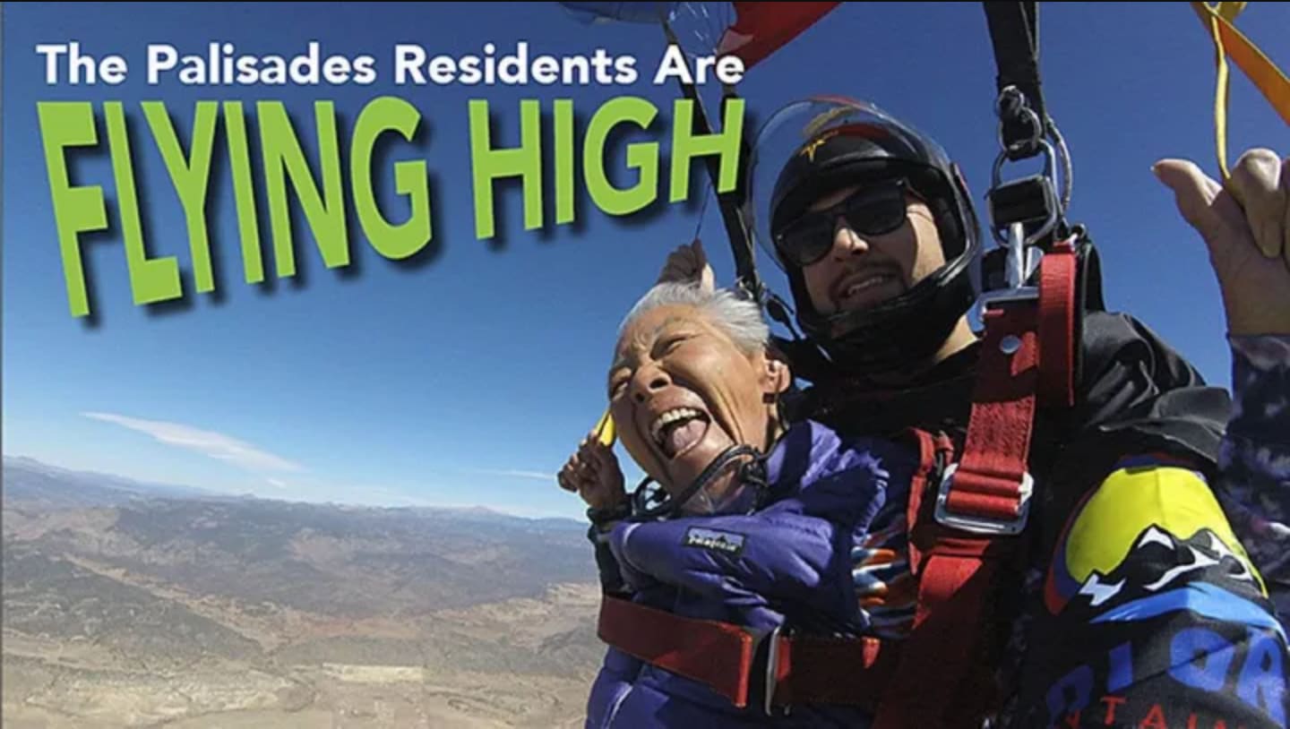 Palisades Residents are Skydiving