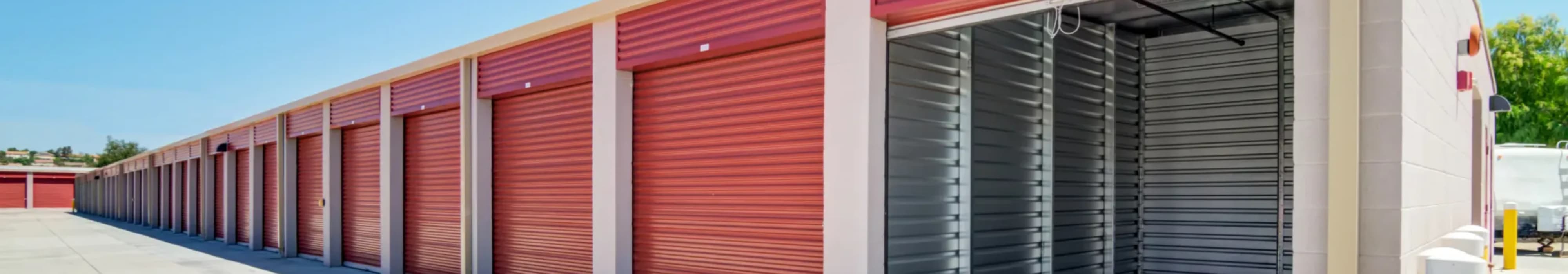 Outdoor units at Butterfield Ranch Self Storage in Temecula, California