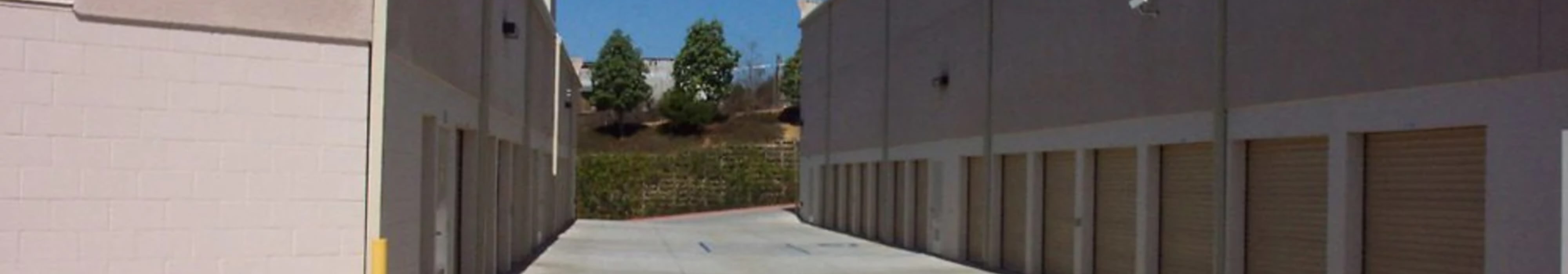 Outdoor units at Golden Triangle Self Storage in San Diego, California