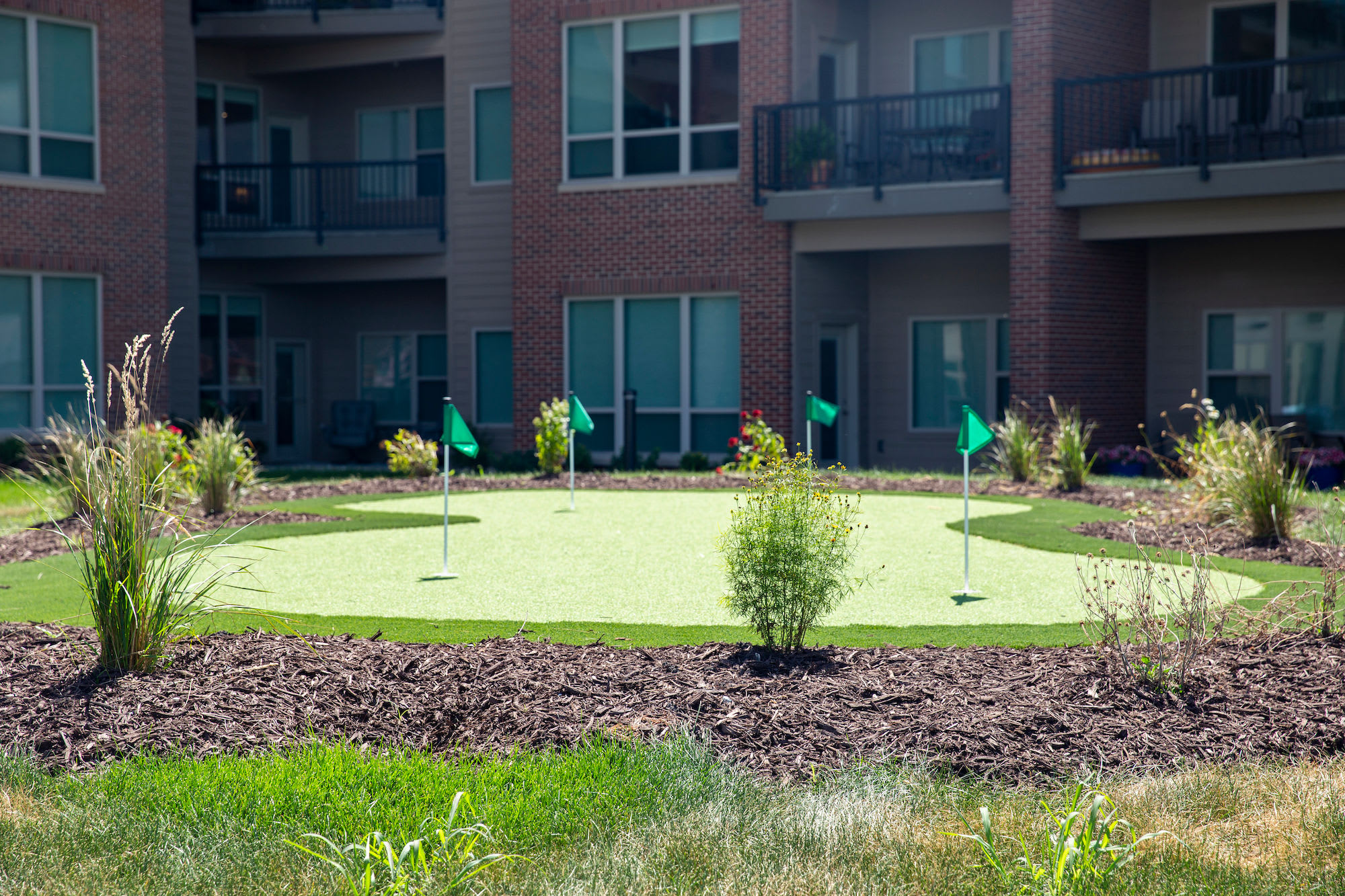 Golf course outside at Attivo Trail in Ames, Iowa