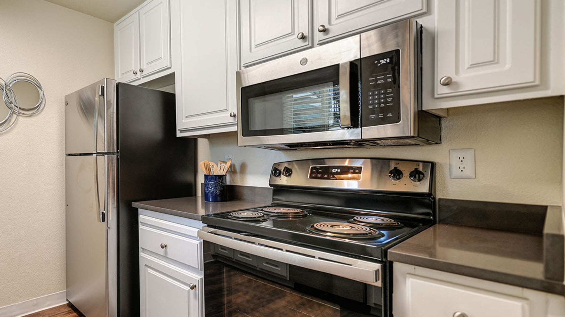Upgraded kitchen at Salishan Apartments in Citrus Heights, California