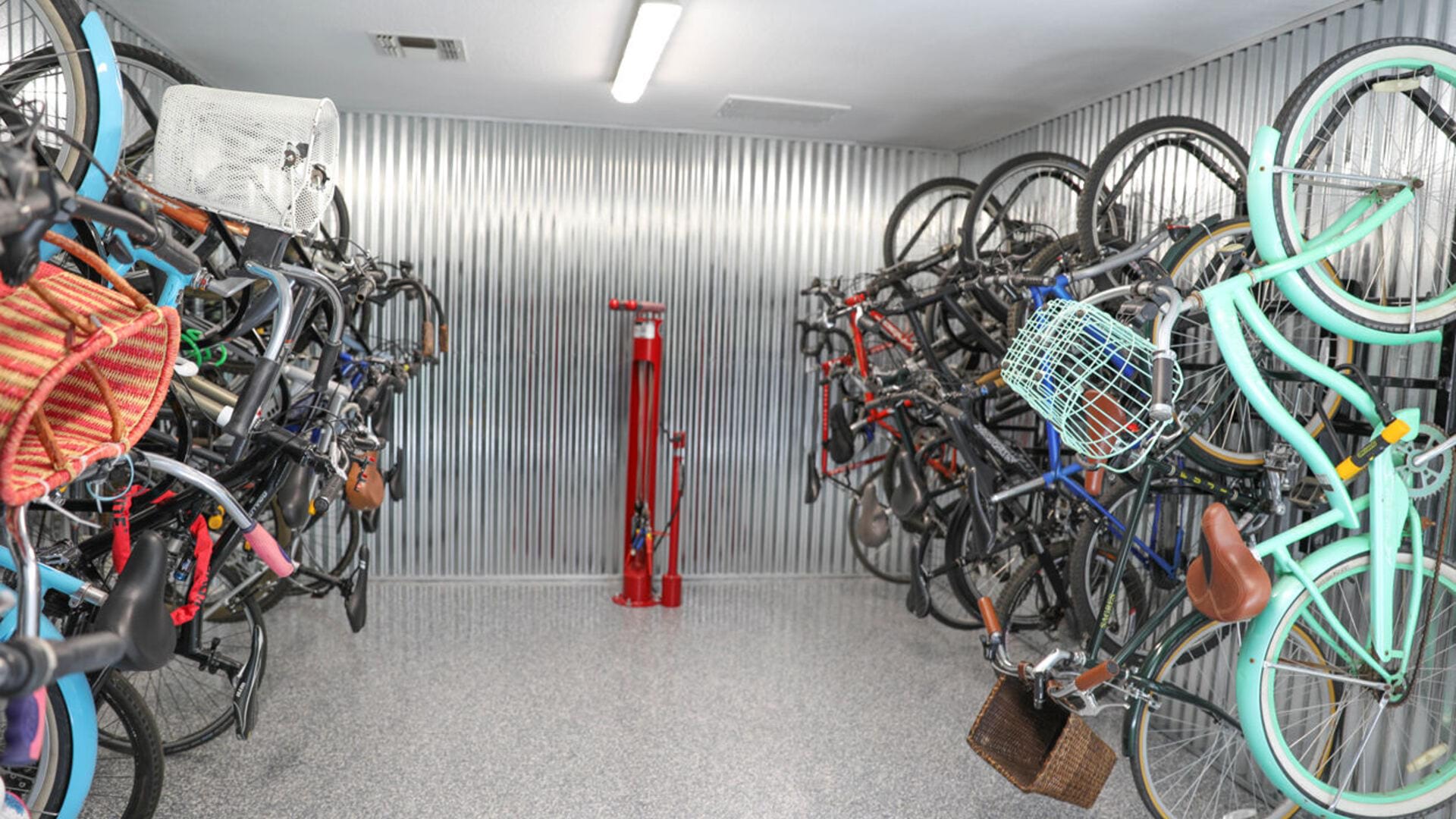 Bike storage at The Falls at Arden in Sacramento, California