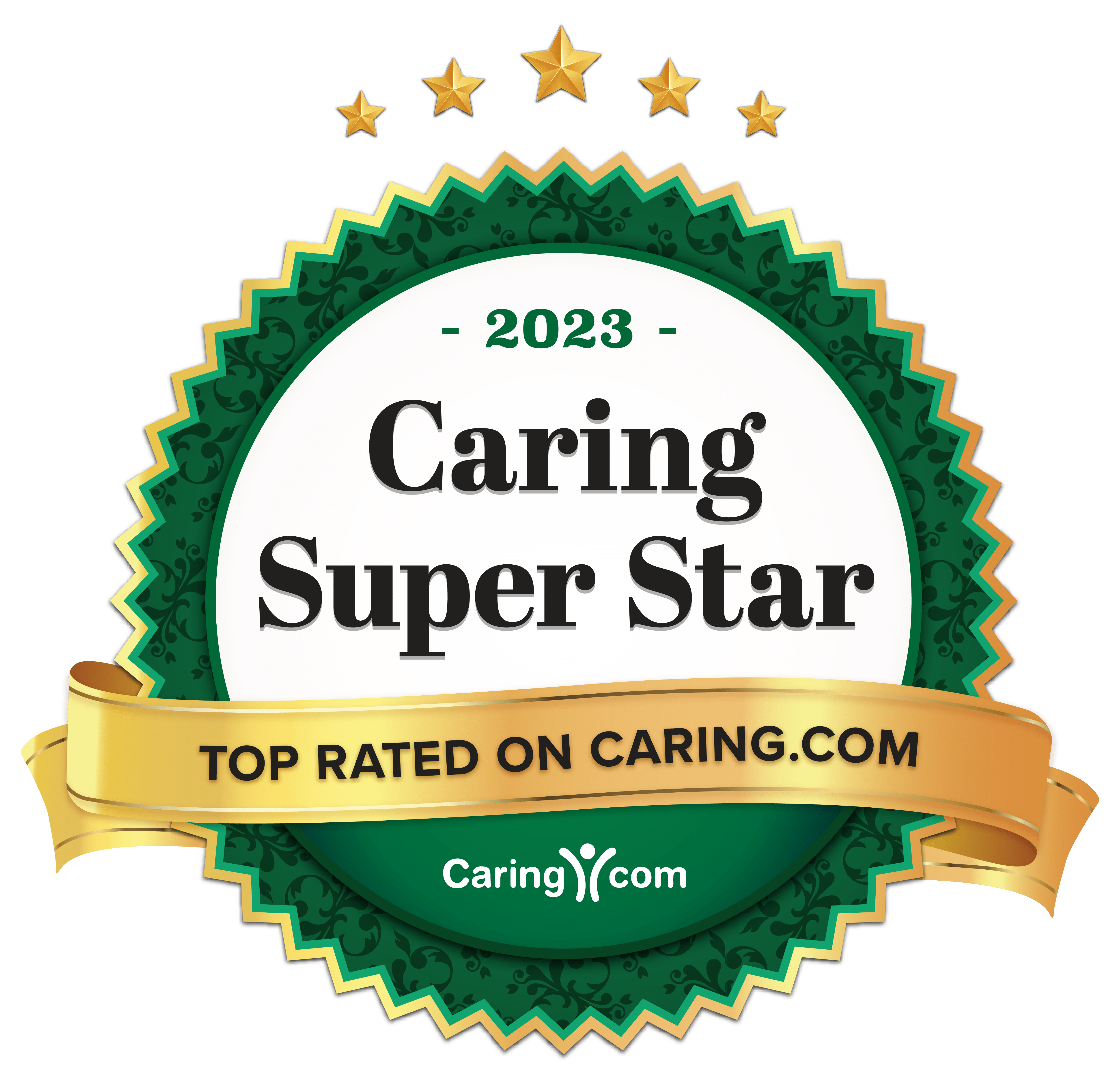 Caring Super Star Badge at Keystone Place at LaValle Fields in Hugo, Minnesota