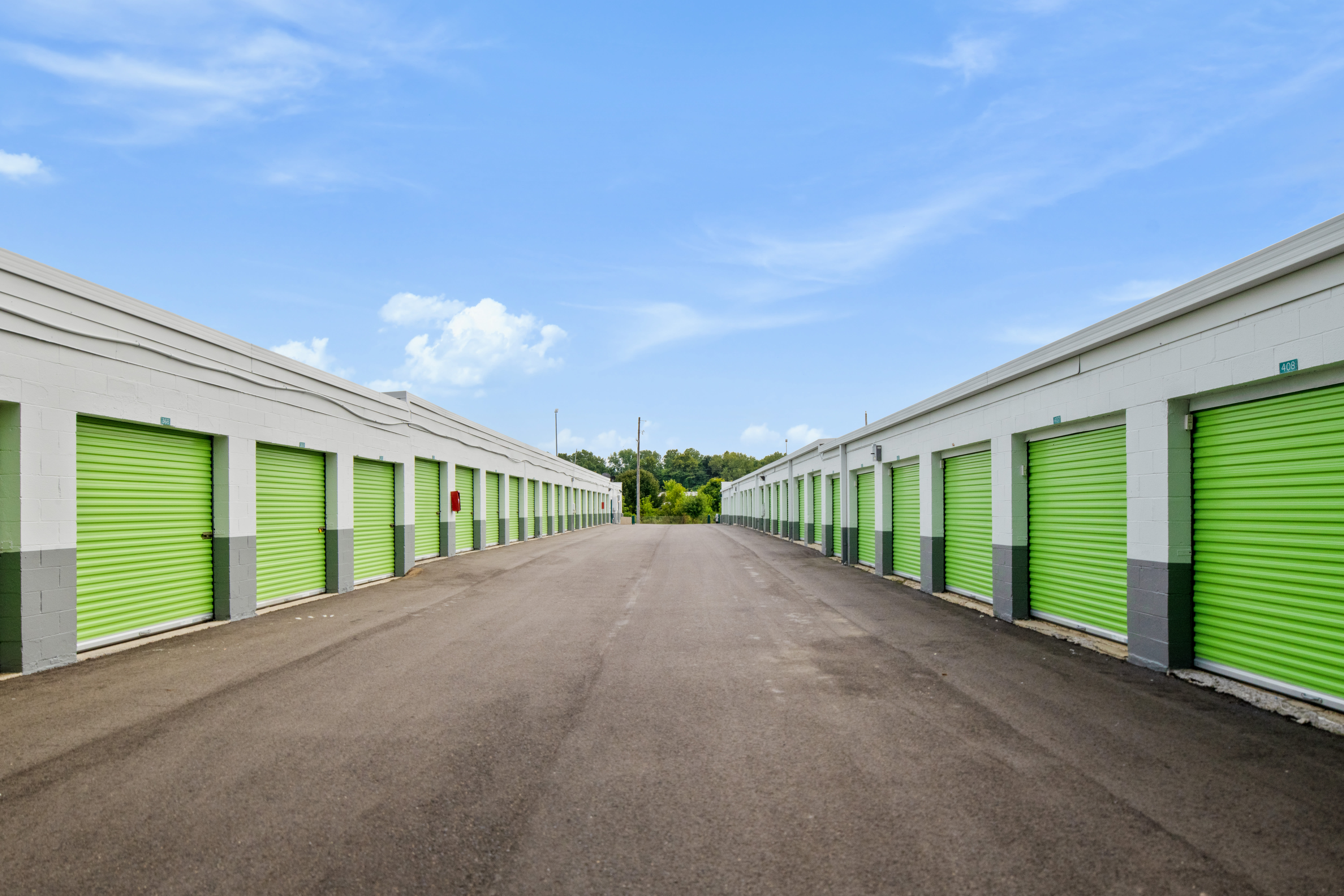 Different self-storage sizes at Citizen Storage in Memphis, Tennessee