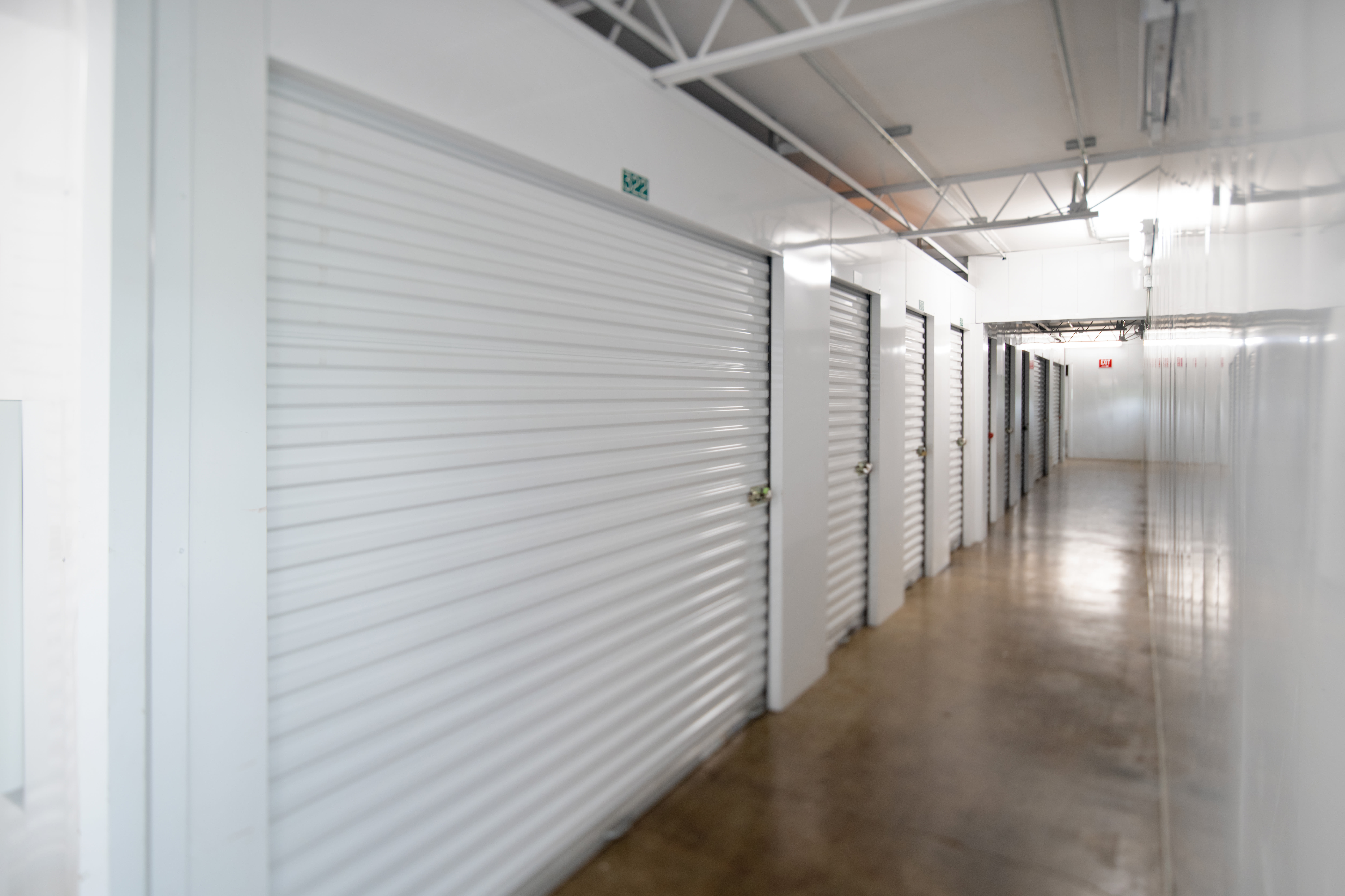 Hallway for multiple self-storage at Citizen Storage in Memphis, Tennessee