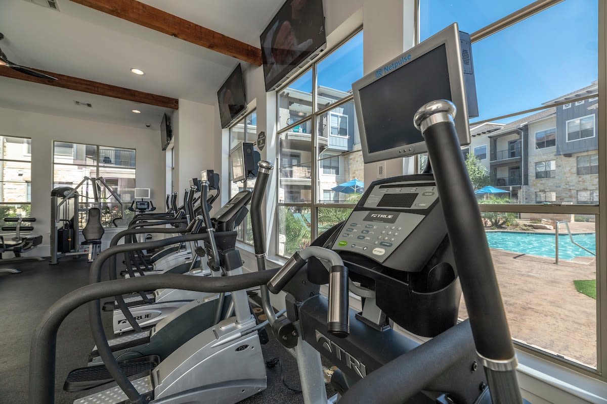Fitness center at Cantera at Towne Lake in Cypress, Texas