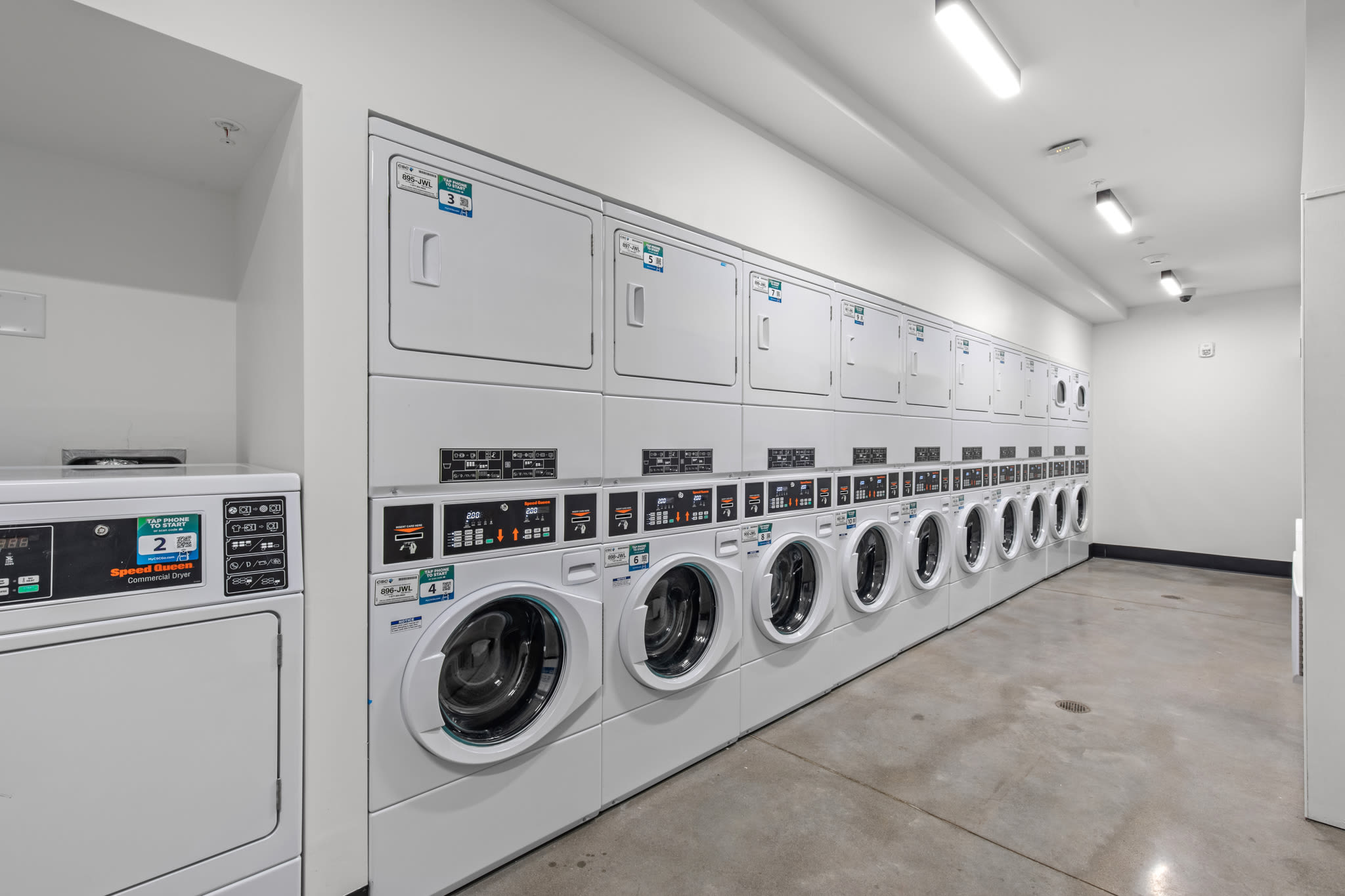 Laundry room at Rutledge Flats in Nashville, Tennessee