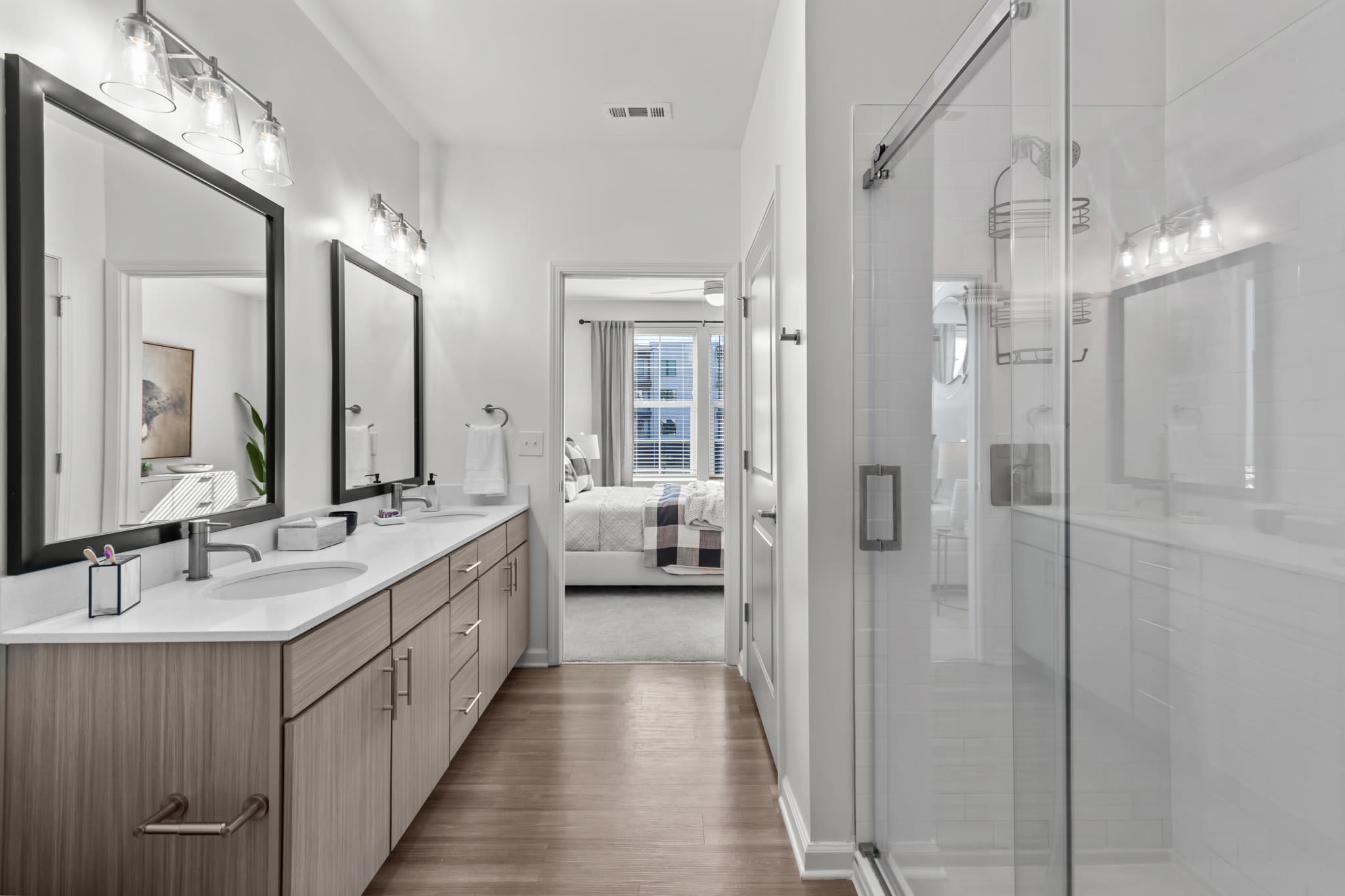 Modern bathroom at Palmilla in Pensacola, Florida