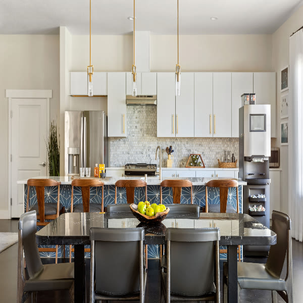 Kitchen table with chairs at Morada Crossings in Stockton, California