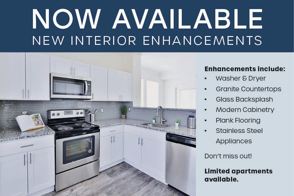 Enclave at North Point Apartment Homes enhancement promotion graphic