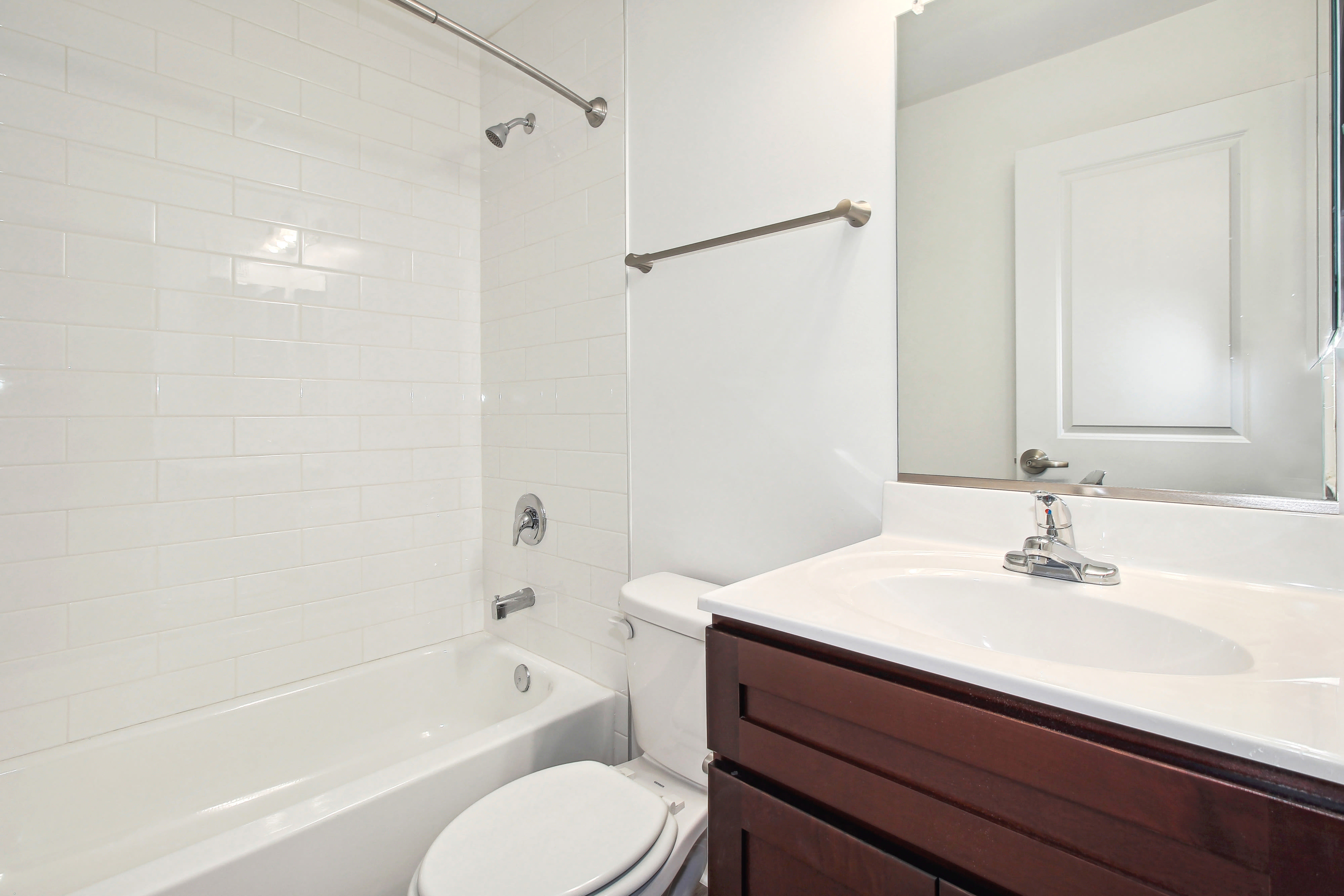 Beautiful Bathroom at Tuscany Woods Apartments in Windsor Mill, Maryland