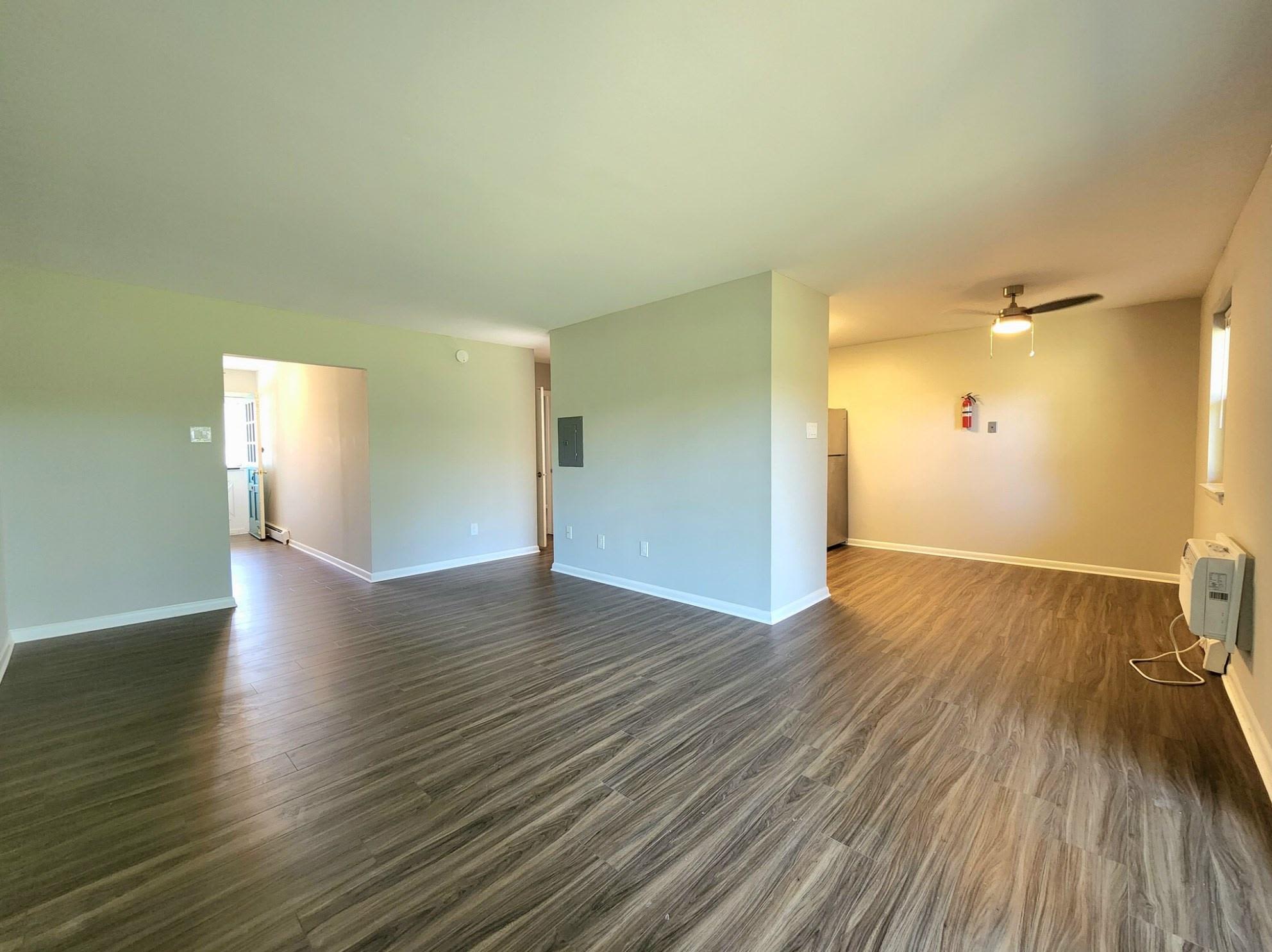 open floor plan at Parc at West Point, North Wales, Pennsylvania
