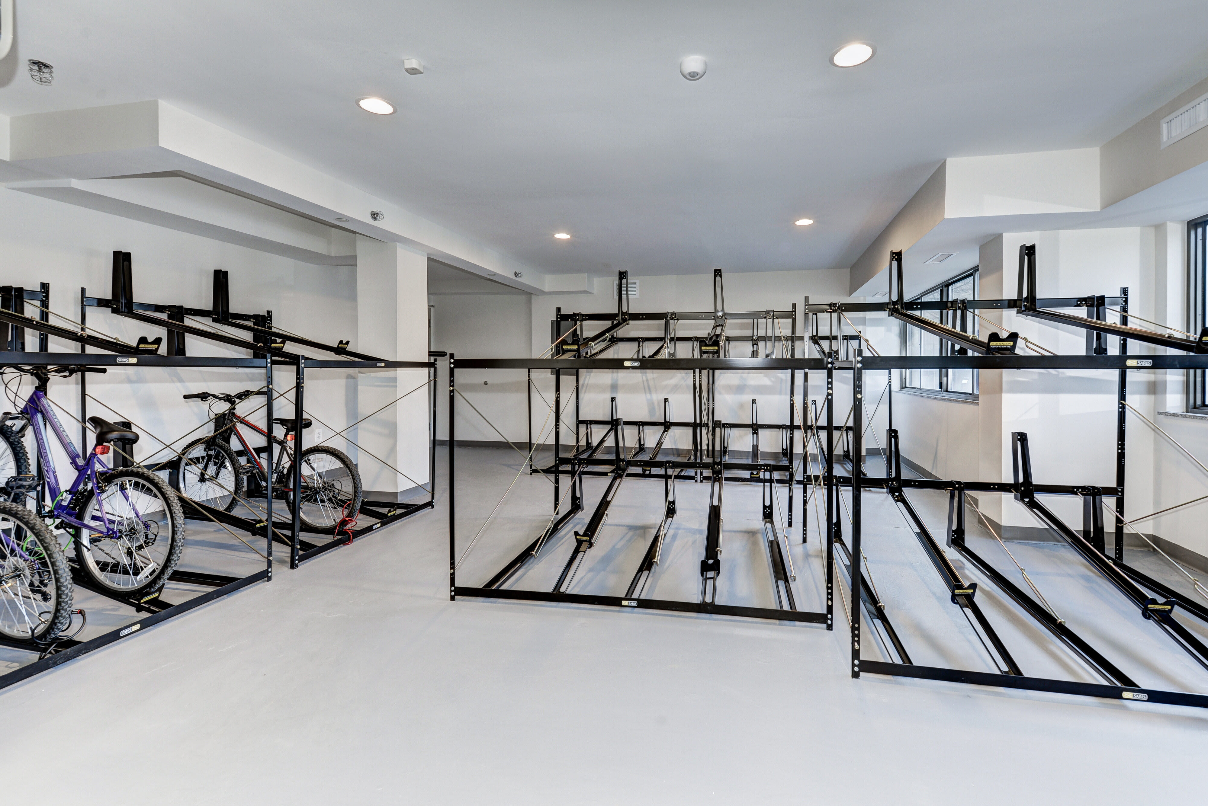 on-site bike storage at The Mark by Solaire in Alexandria, Virginia